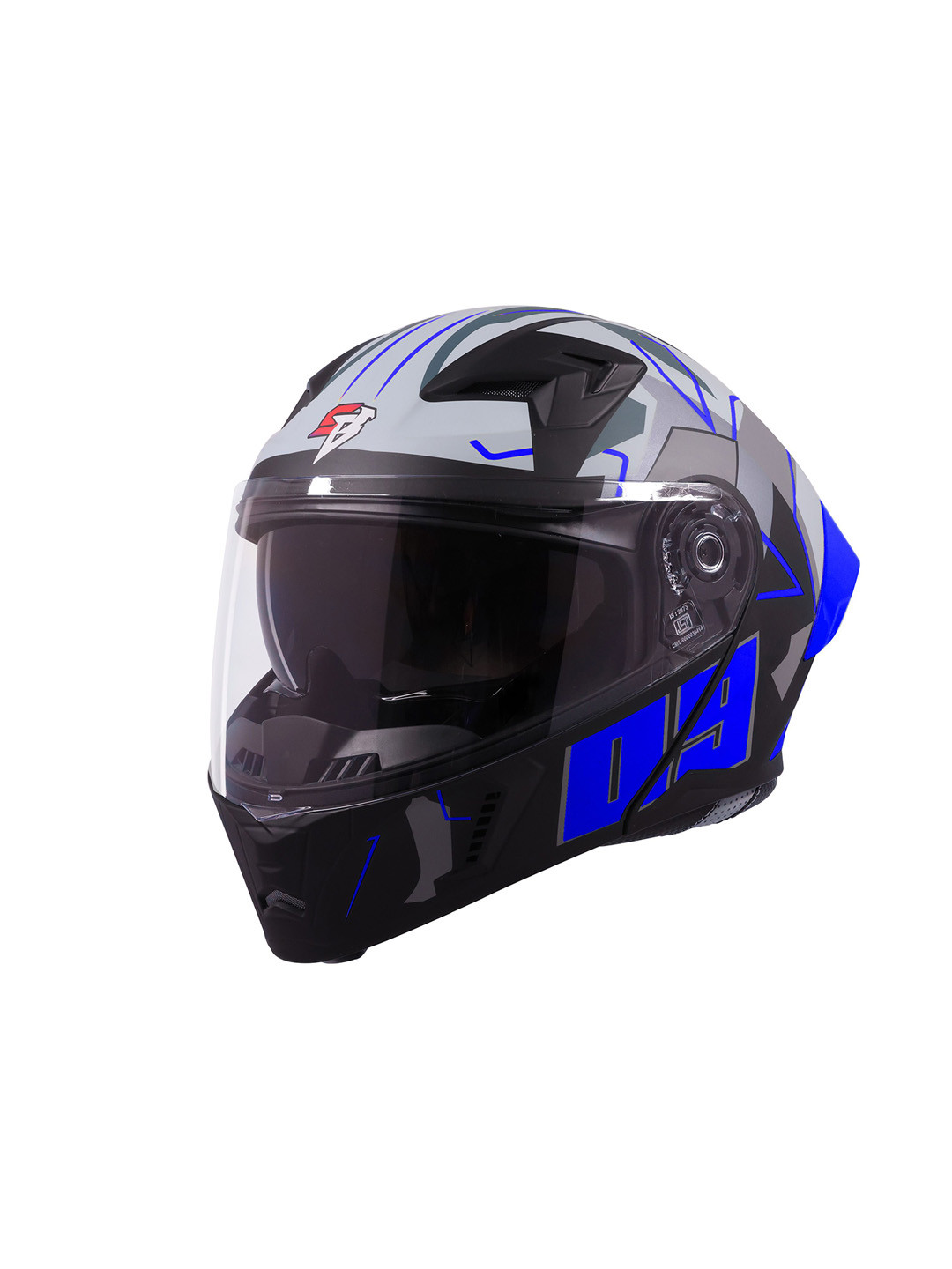 Steelbird Men Anti-Scratch ISI Certified Flip Up Motorbike Helmet