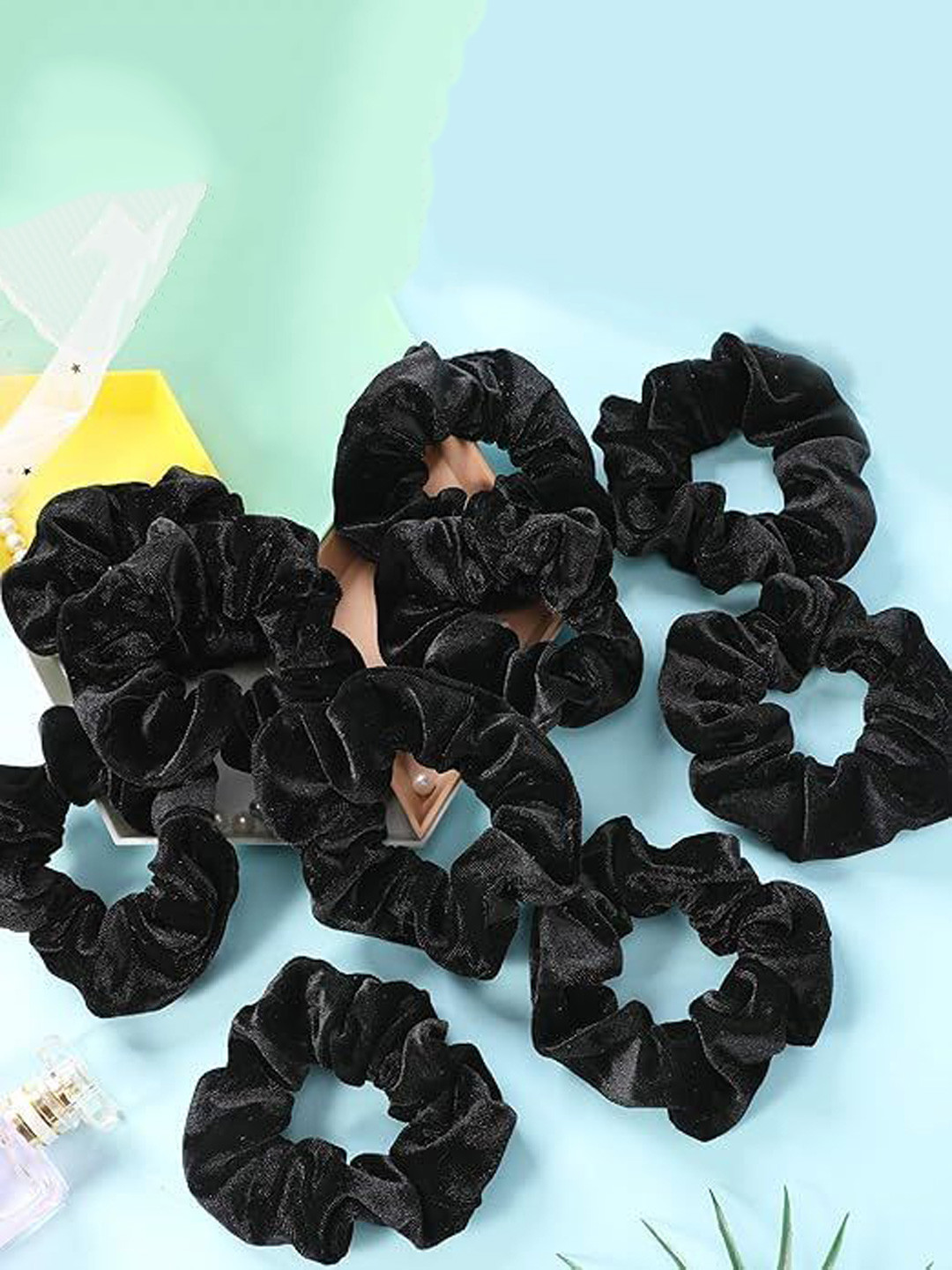 ZAYA Handmade Jewelry Set Of 12 Ponytail Holders Hair Accessory
