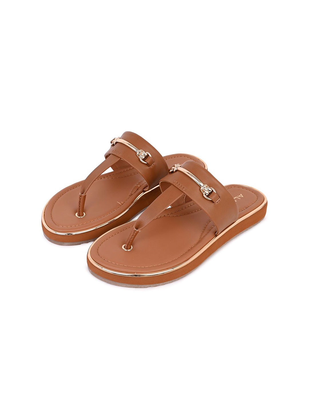 ALDO Women Lobredanten Open Toe T-Strap Flats Flats