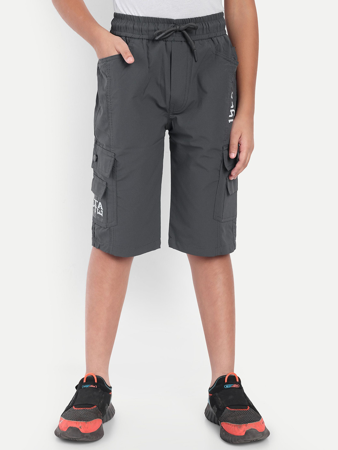 PUPPET-NX Boys Running Mid-Rise Cargo Shorts
