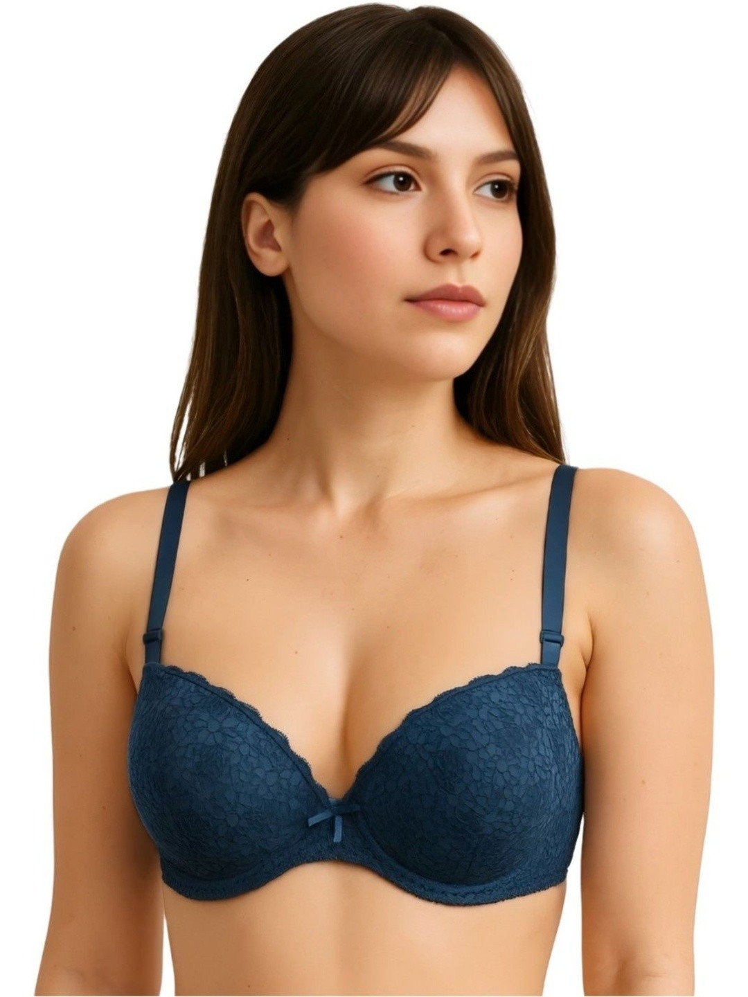 Blush Lado Floral Full Coverage Underwired Lightly Padded Bra 7322