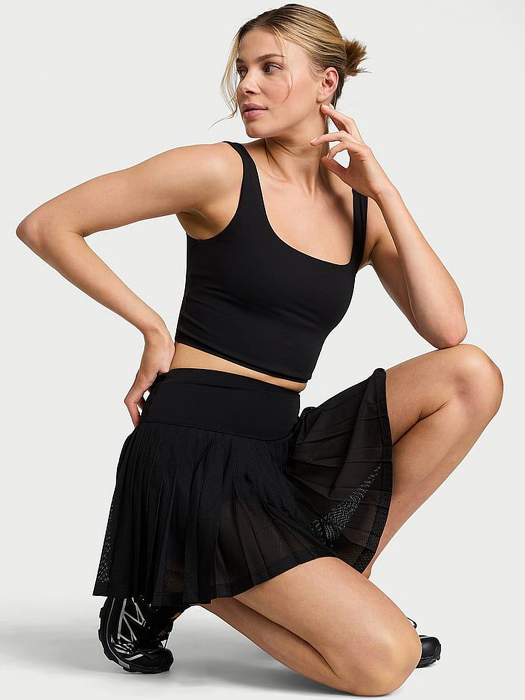 Victoria's Secret Women VSX Elevate Mesh Tennis Mini Skirts