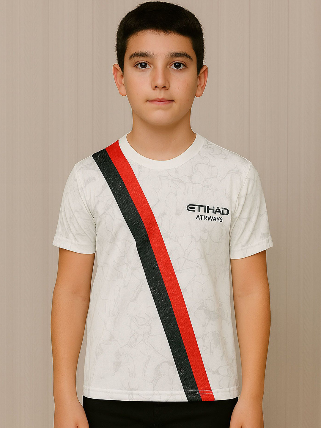 dostitch Boys Manchester City Football Club Home Away Player Version Jerse Tshirts