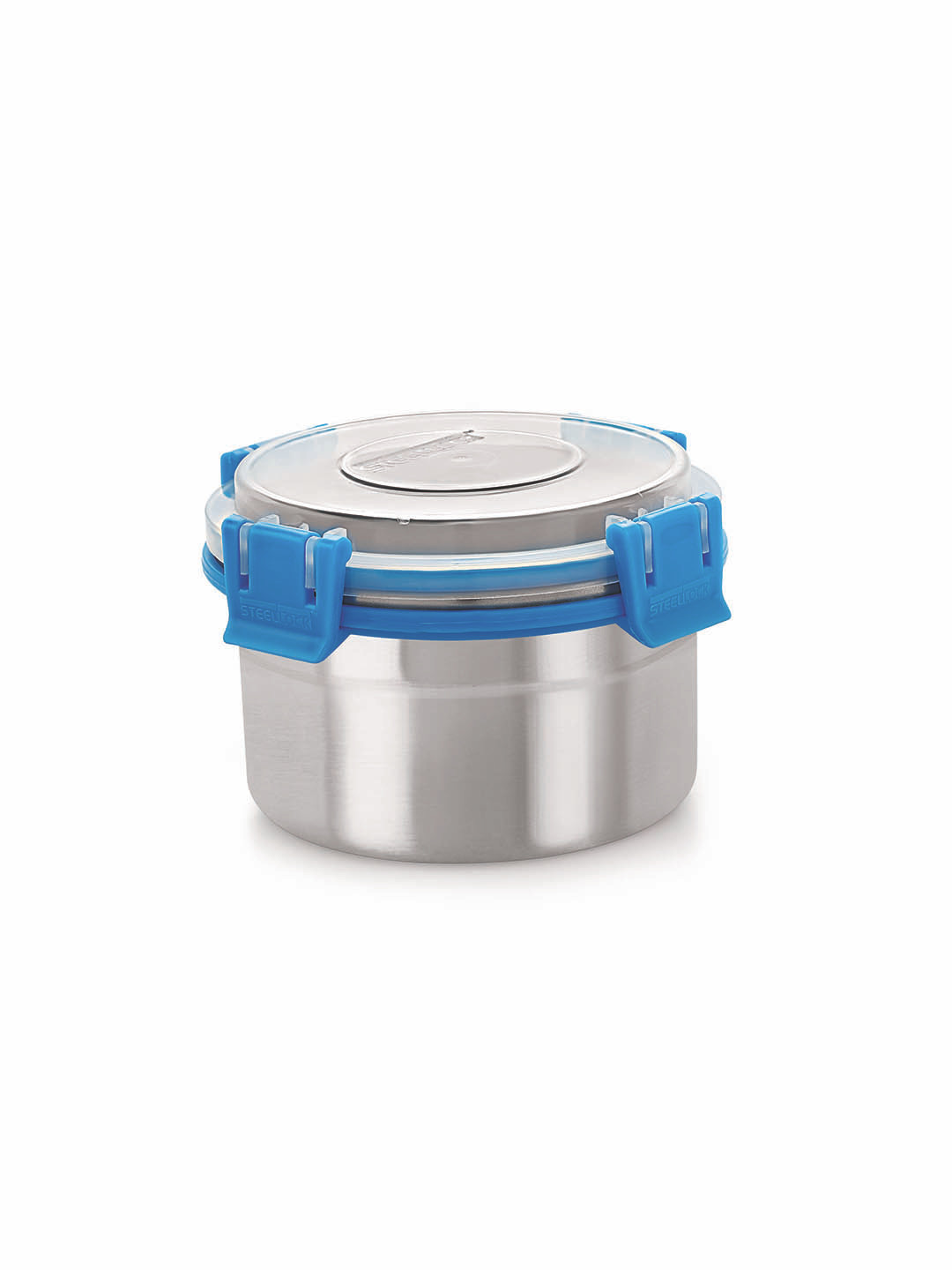 STEELLOCK Silver-Toned 2 Pieces Stainless Steel Airtight Canister Containers