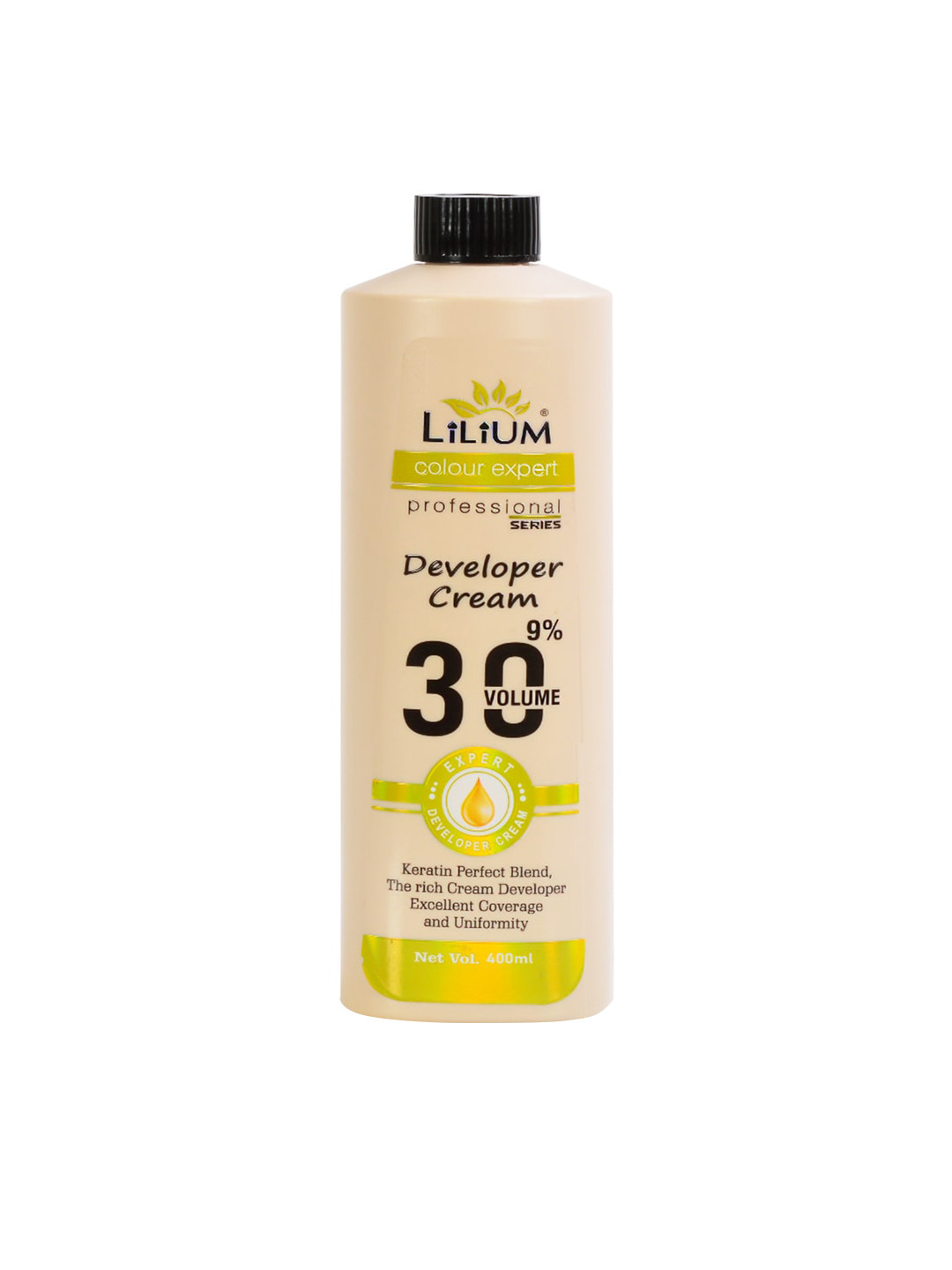 Lilium Rich Cream Developer With Keratin Perfect Blend Hair Colour-400ml