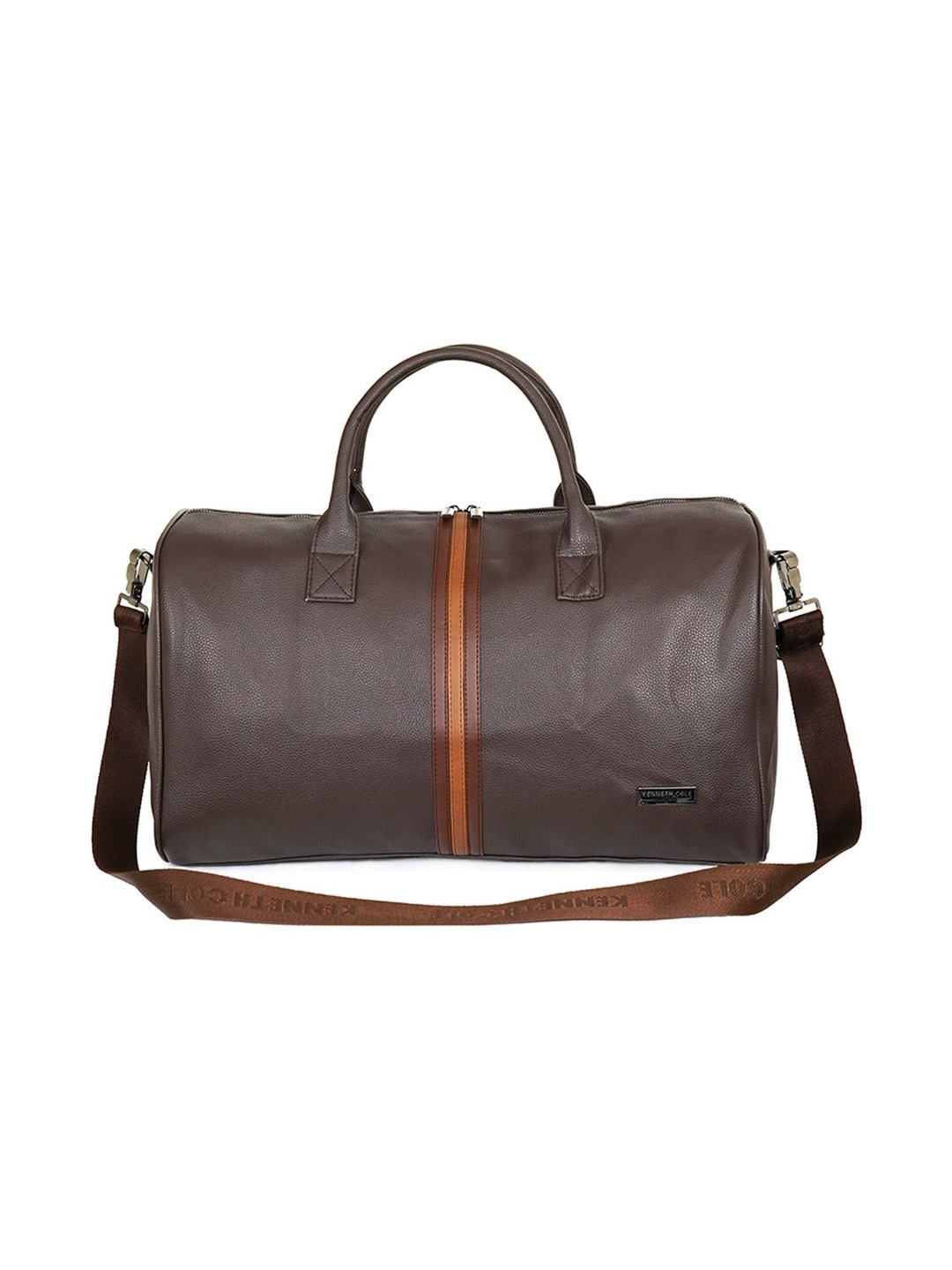 Kenneth Cole Textured Medium Detachable Shoulder Strap And Handles Duffel Bag