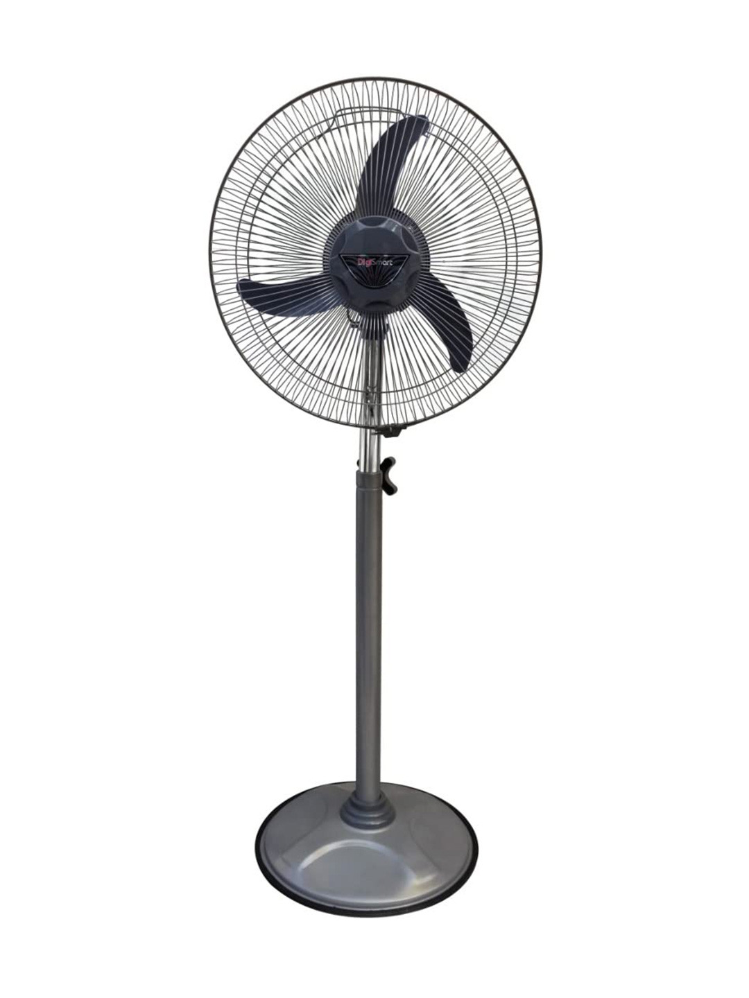 Myntra Elegant Homes X DigiSmart Grey High Speed 2400 RPM 3 Blades Pedestal Fan