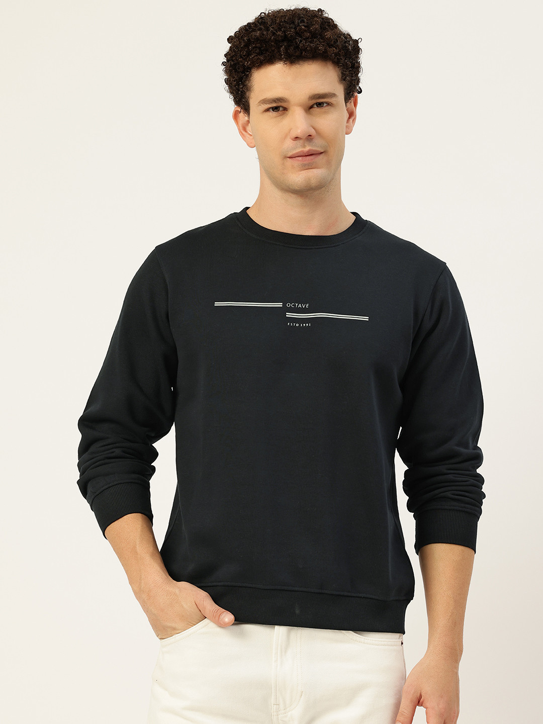 Octave Typography Print Sweatshirt