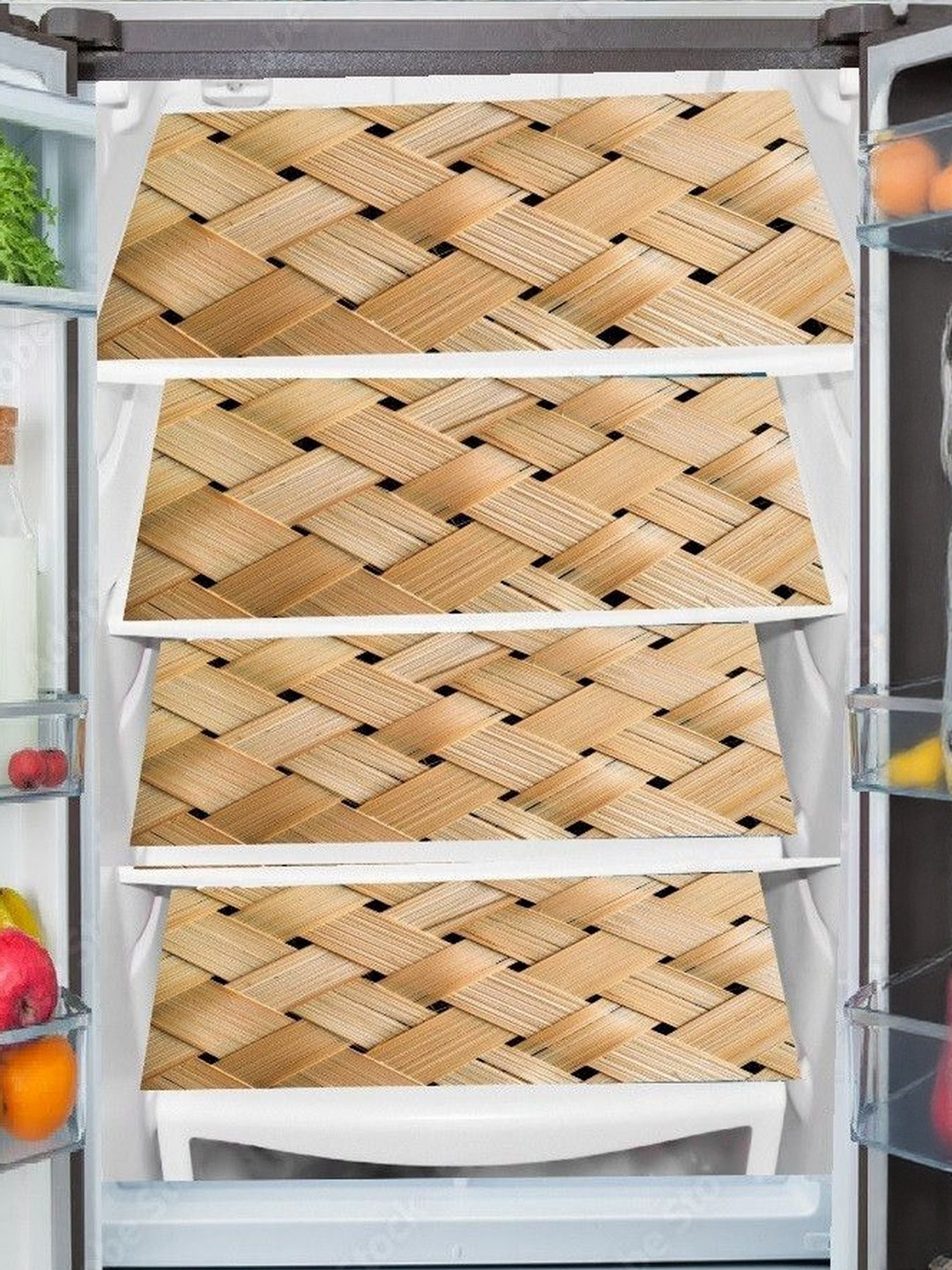 TRENDY RABBIT Pack of 4 Refrigerator Drawer Mat