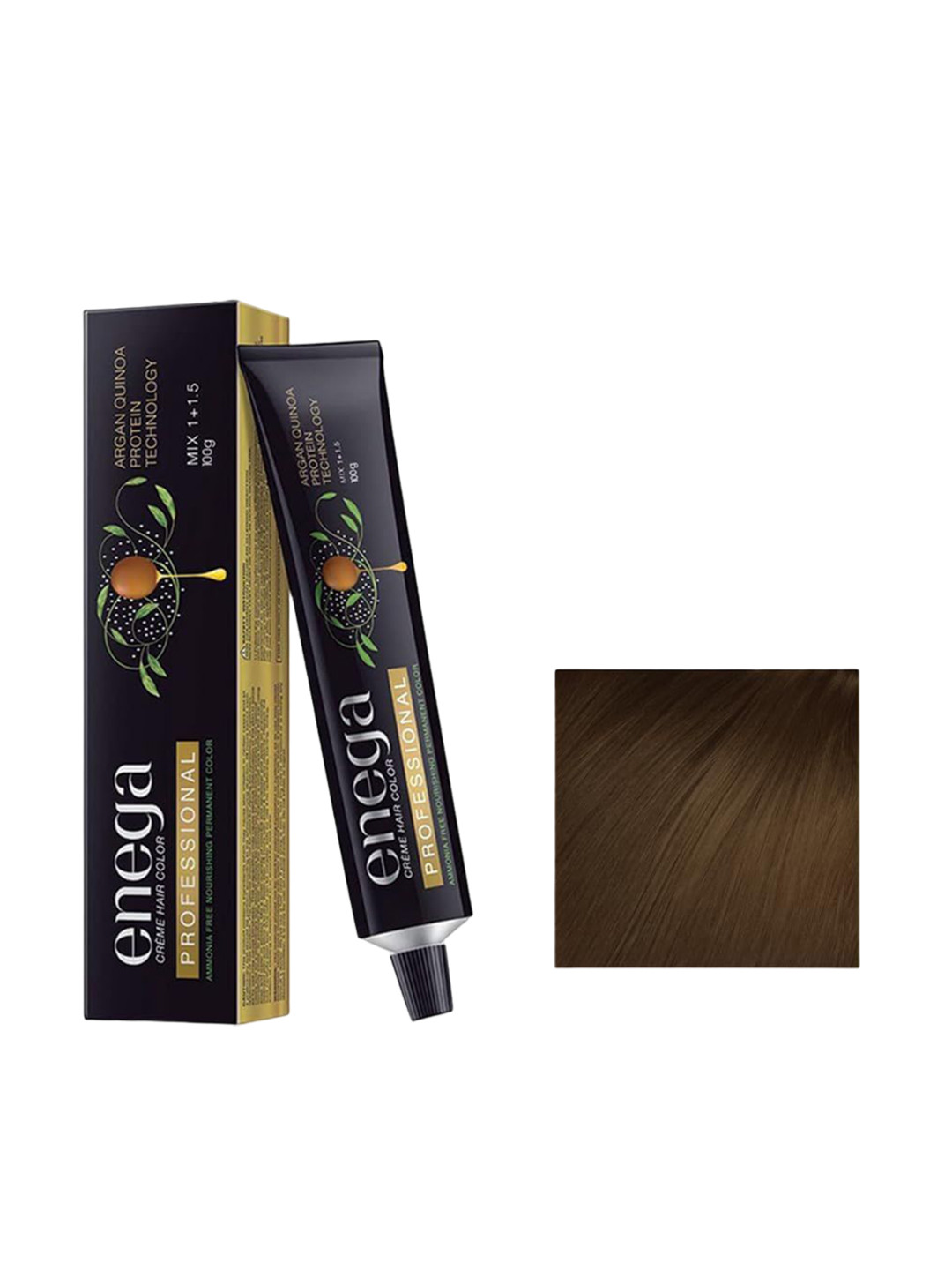 Enega Professional Cream Hair Color- 100 g- Golden Brown 4.3