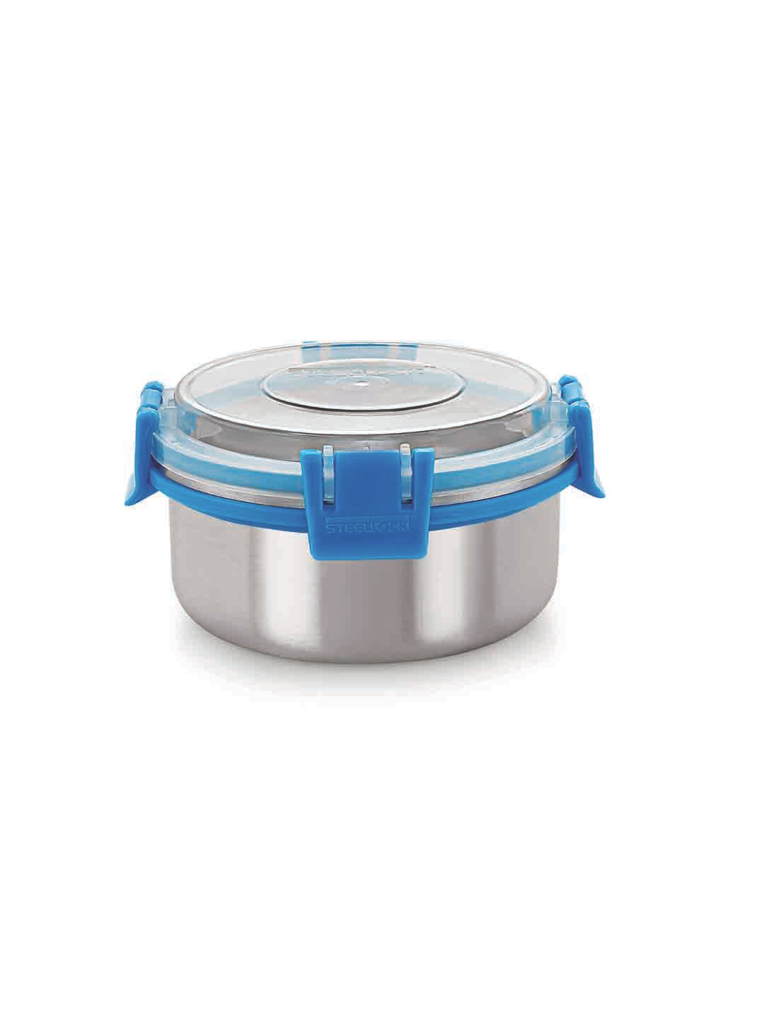 STEELLOCK Silver-Toned 2 Pieces Stainless Steel Airtight Lunch Boxes