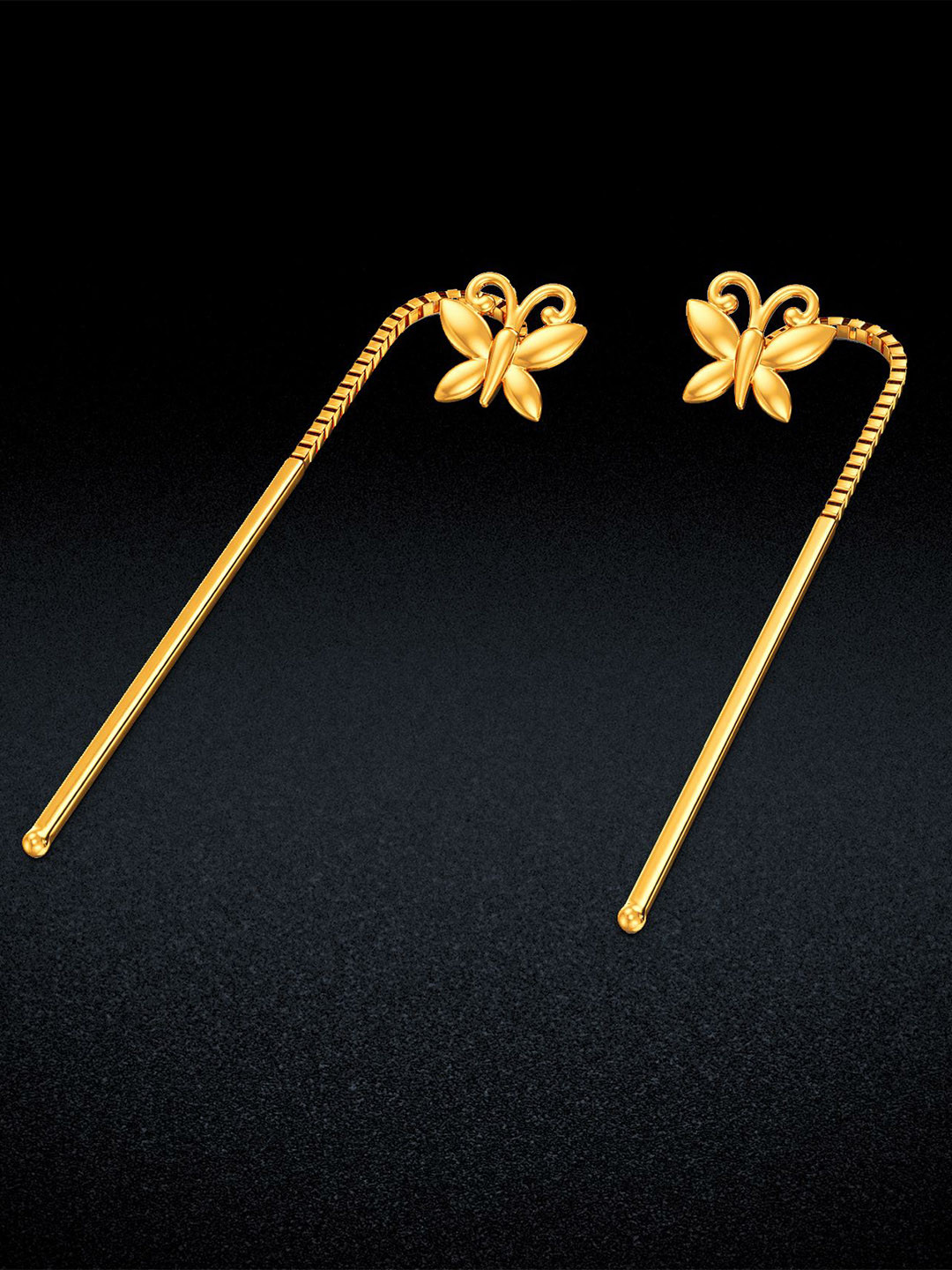 Joyalukkas Women Loom Model 22Kt Gold Drop Earring - 1.88 g