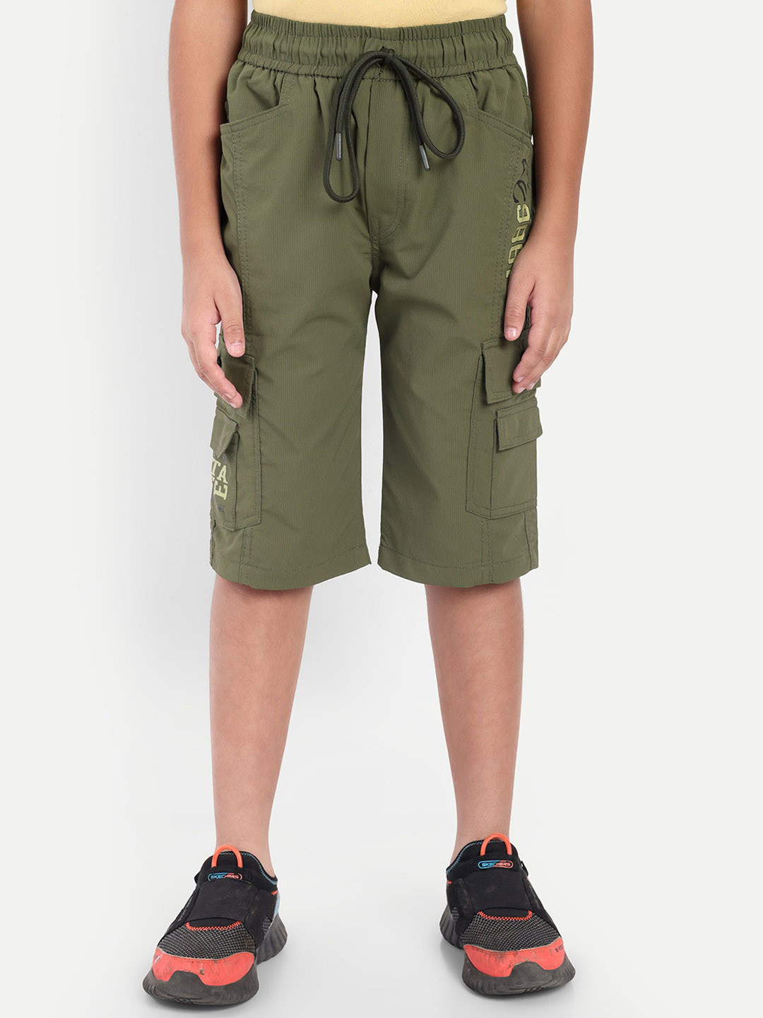 PUPPET-NX Boys  Regular Fit Mid-Rise Running Fashion Cargo Shorts