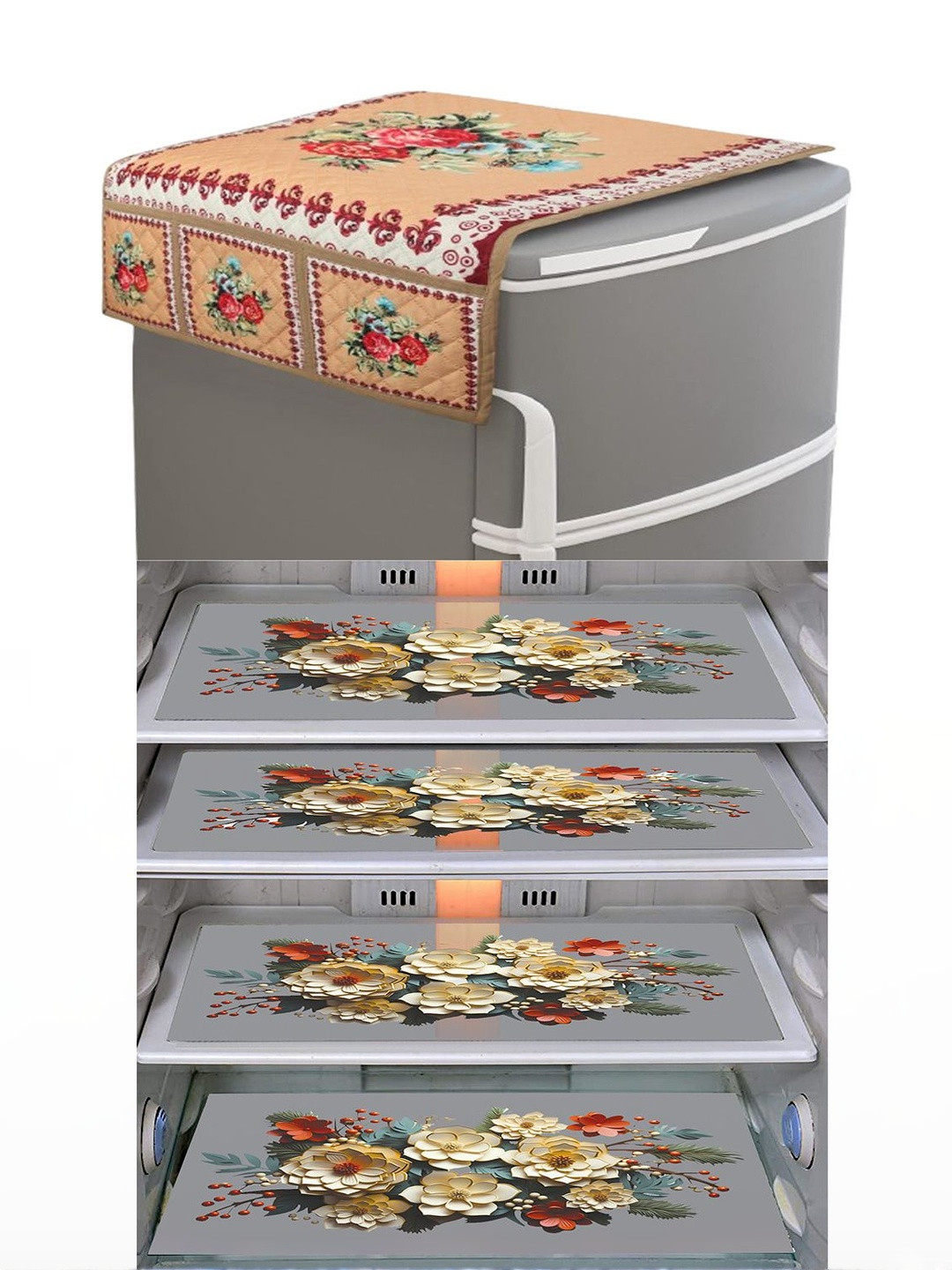 LooMantha 5 Pcs Complete Fridge Combo Set