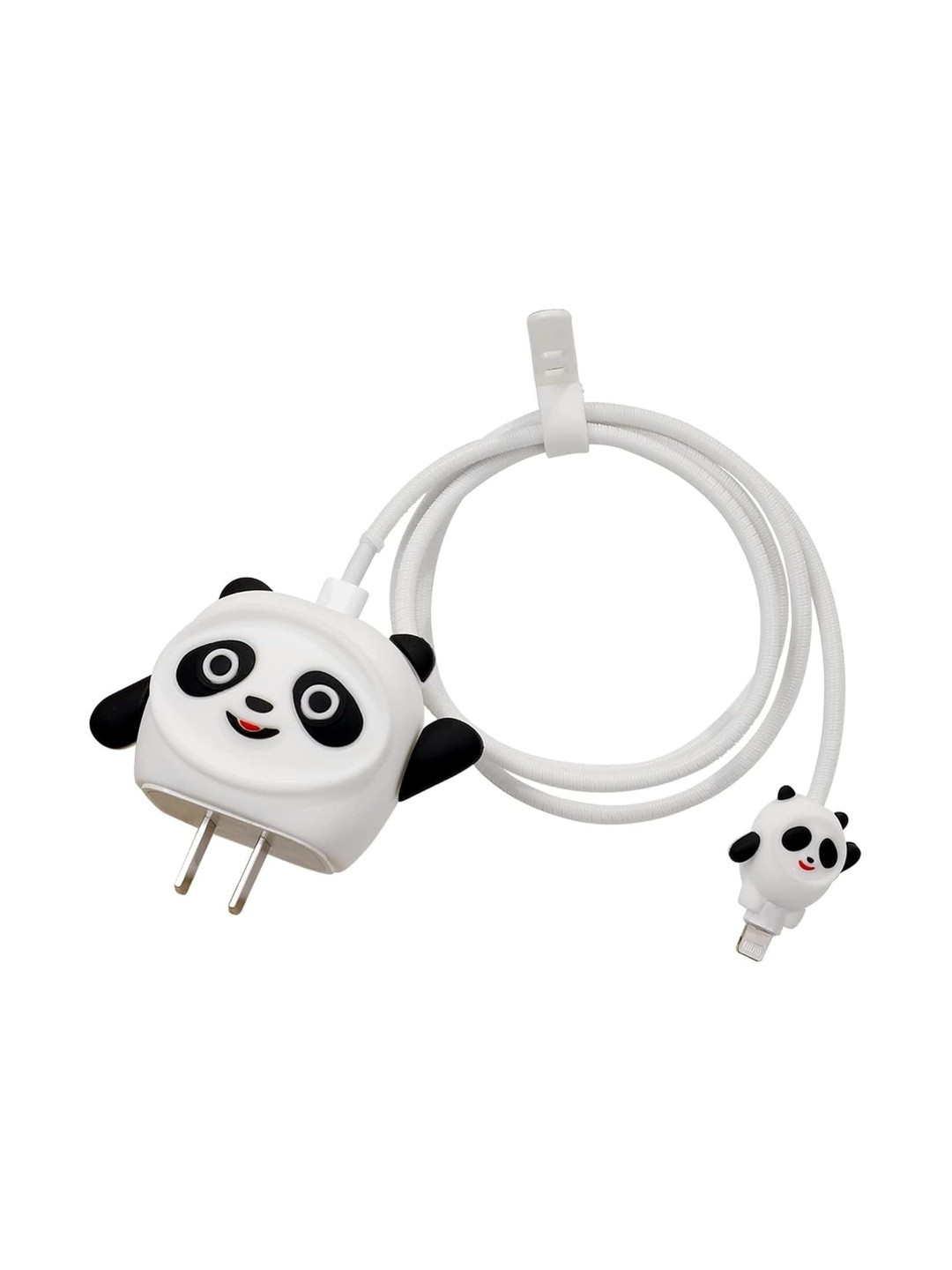 AUGEN Unisex Quirky 3D Design Silicone Protective Case for 20W iPhone USB-C Power