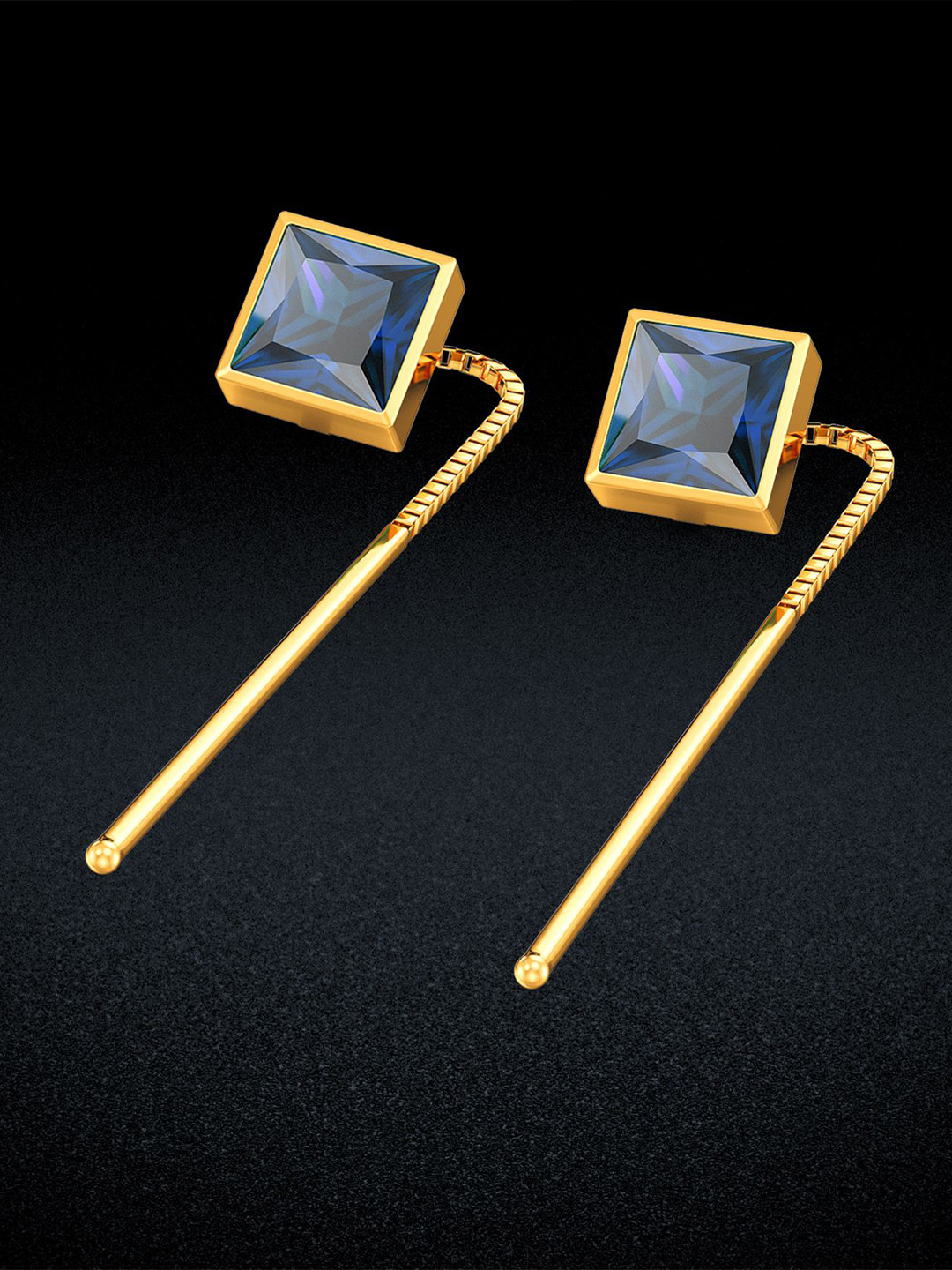 Joyalukkas 22Kt Gold Twine Model Gold Drop Earring - 3.54 g