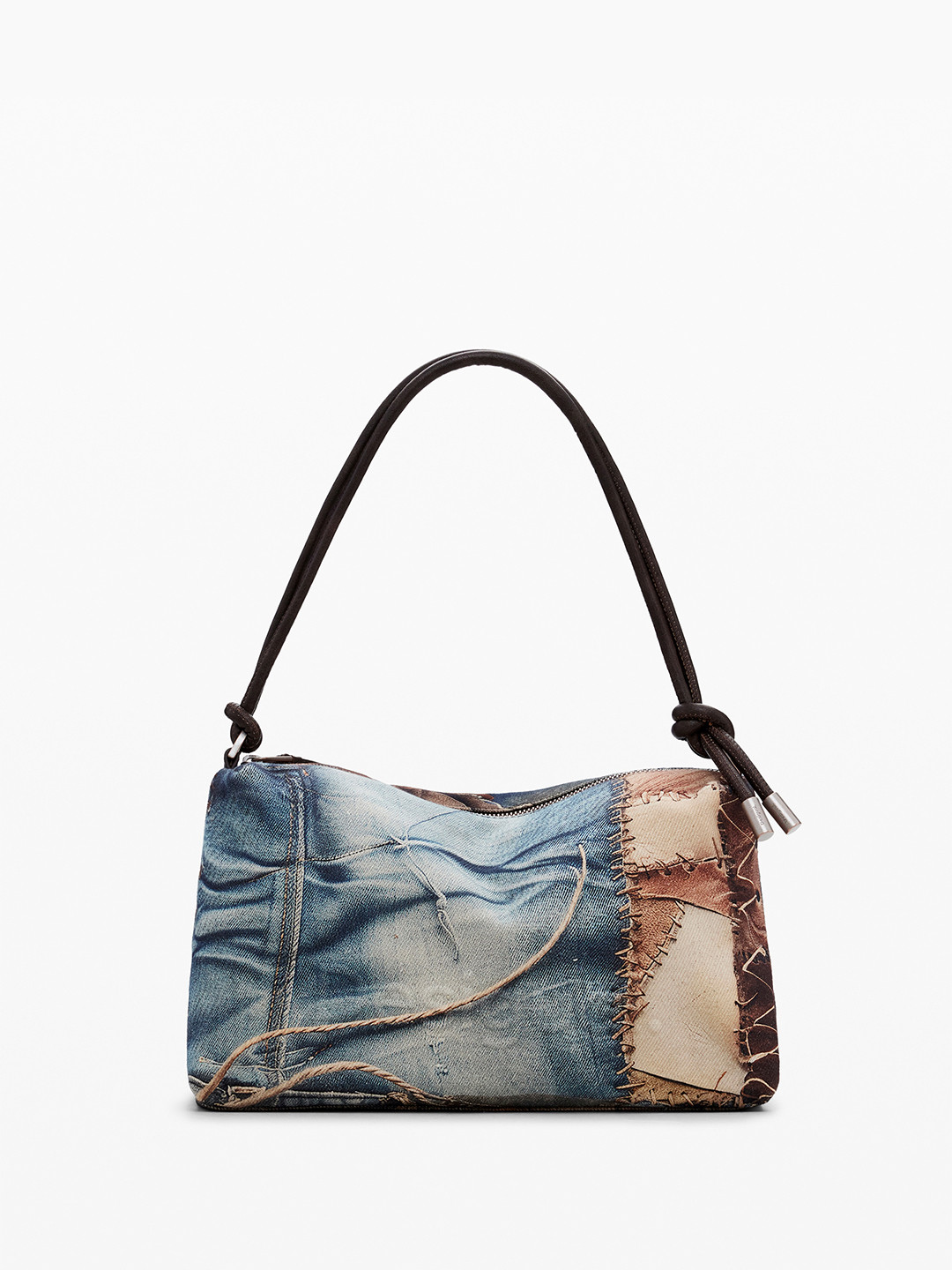 Desigual Printed Baguette Shoulder Bag