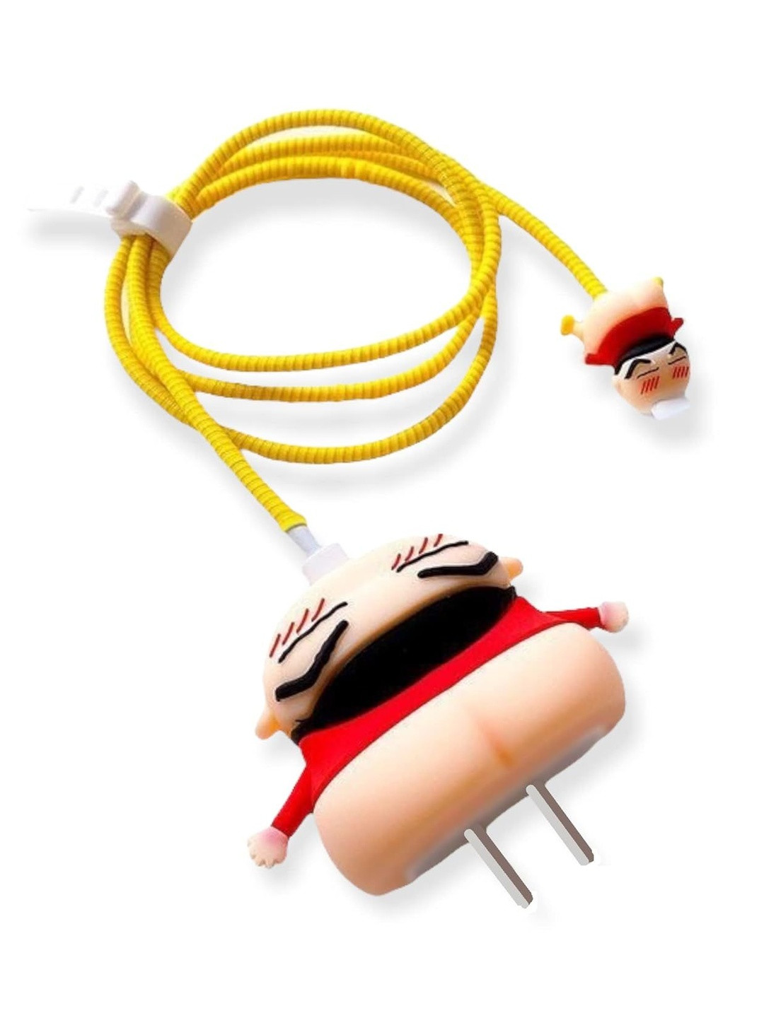 AUGEN Unisex Quirky 3D Design Silicone Protective Case for 20W iPhone USB-C Power