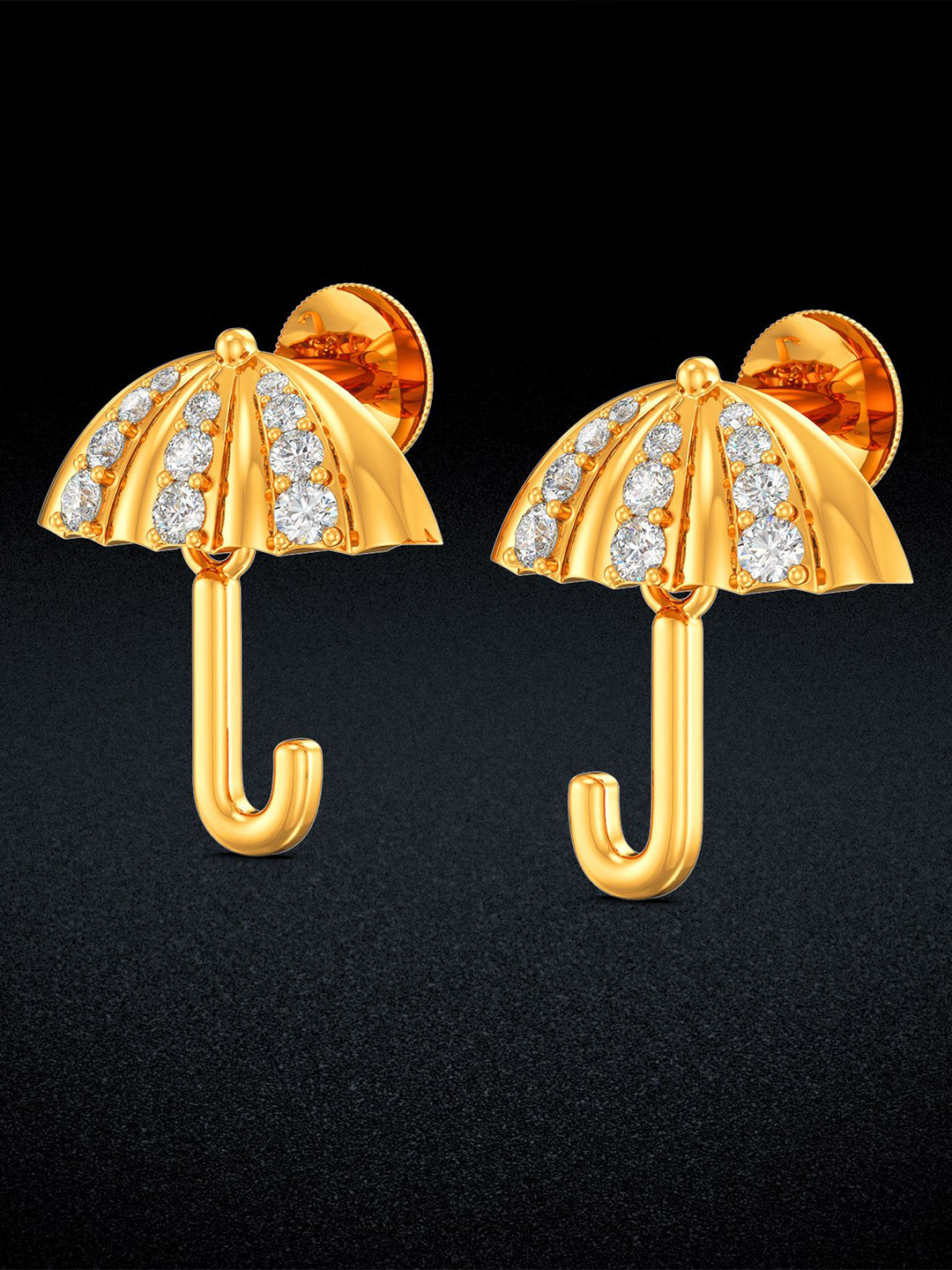 Joyalukkas Stormshield Women 22Kt Gold Stud Earring - 3.017 g
