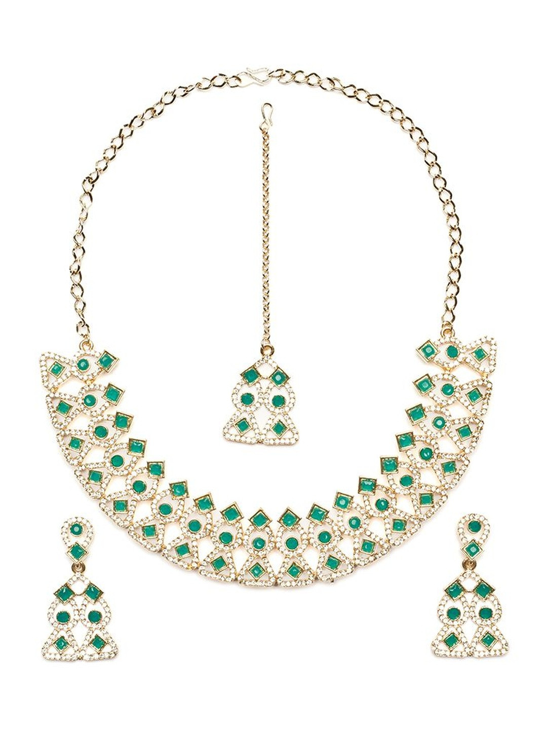 Kulin Artificial Stones Studded Jewellery Set
