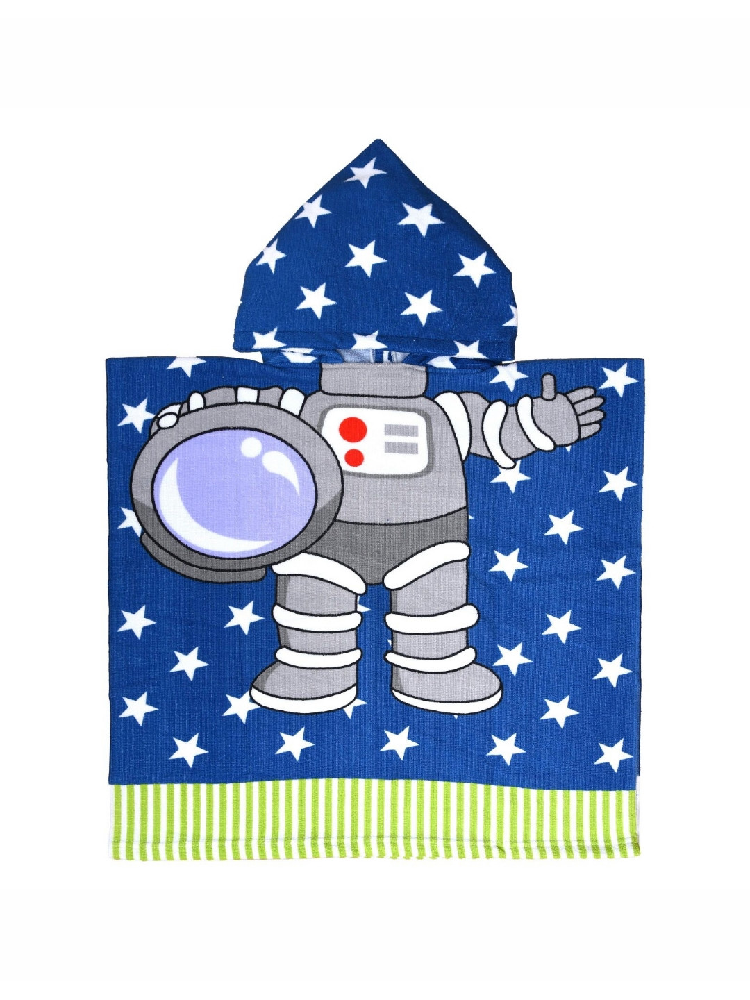 Cortina Blue & Grey Graphic Printed 400 GSM Bath Towel
