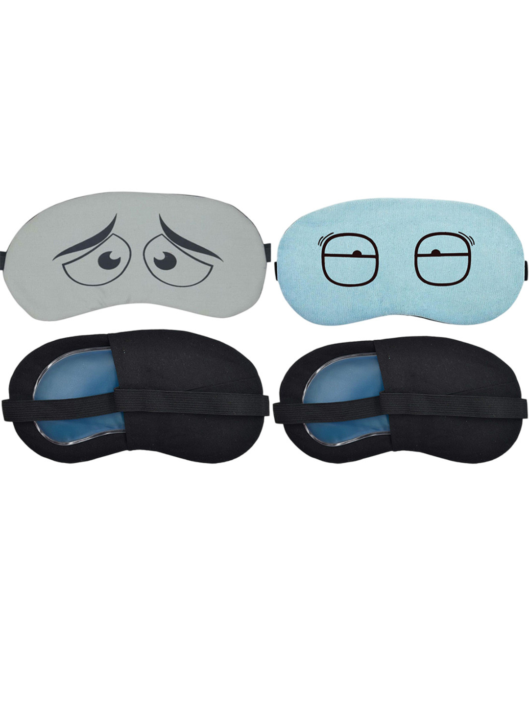 Veeva Beauty & Fashion Unisex Set Of 2 Sleeping Cooling Gel Eye Masks