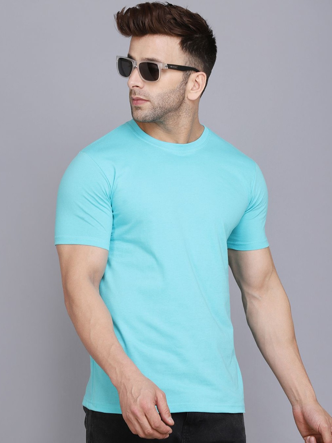 CRYPTIC Men Solid T-shirt TSHIRT COLLECTION