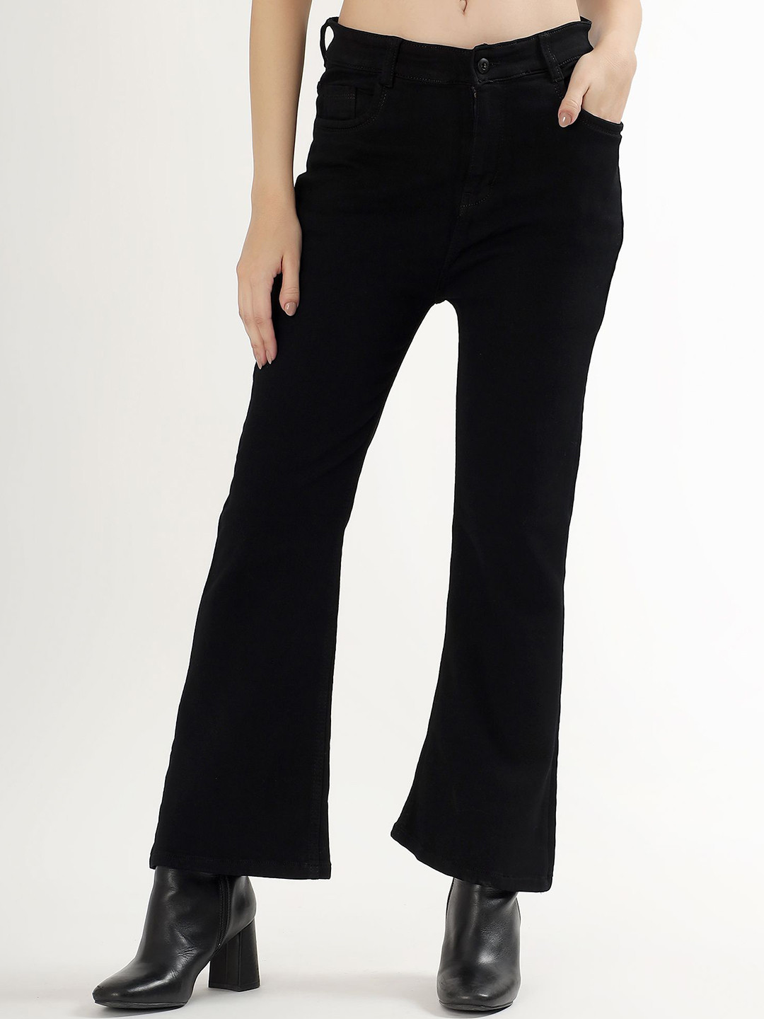 Shrutika Women Bootcut High-Rise Stretchable Jeans