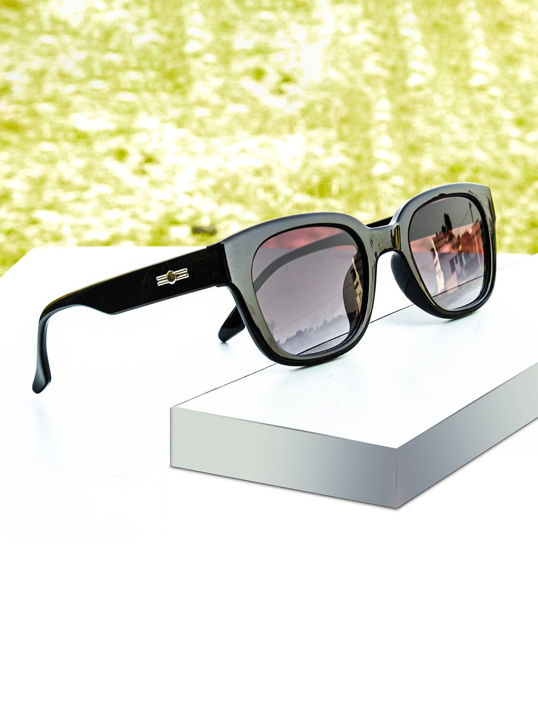 Jiebo Unisex Cateye Sunglasses with UV Protected Lens STAGS26-112