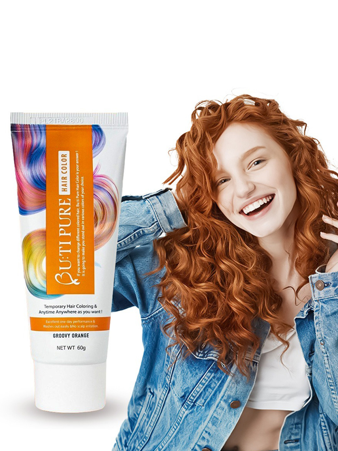 Butipure Hair Color - 60 g - Groovy Orange