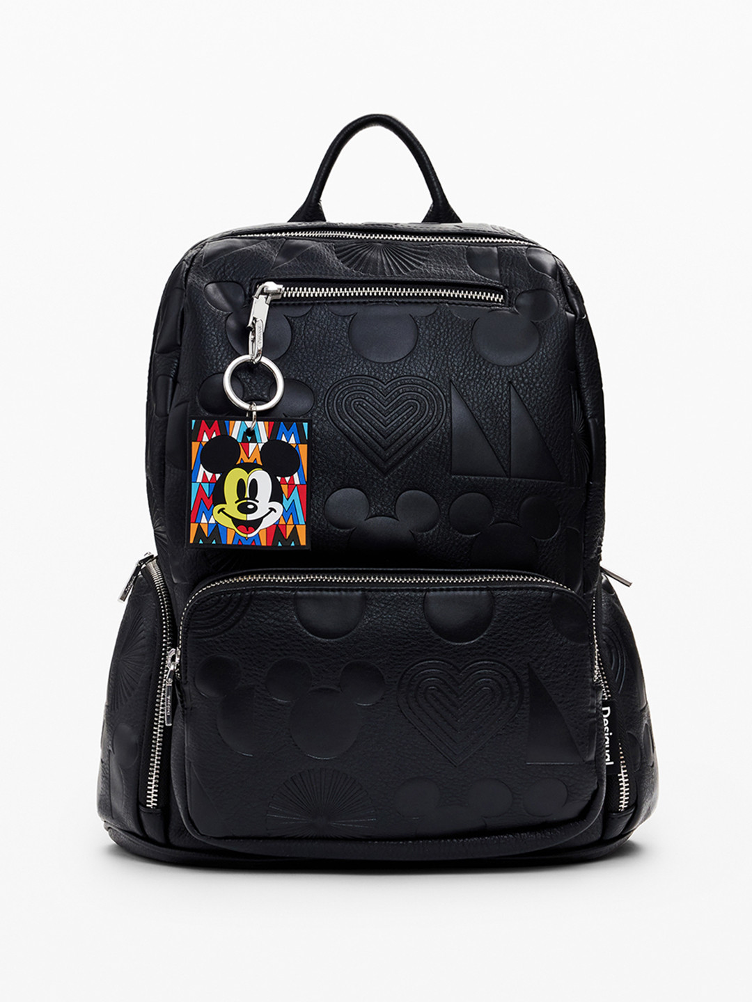 Desigual Women Mickey Mouse Textured Backpack