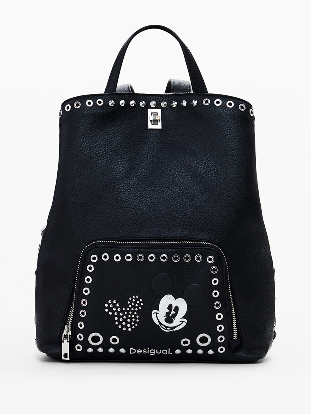 Desigual Women Studded Mickey Mouse Backpack
