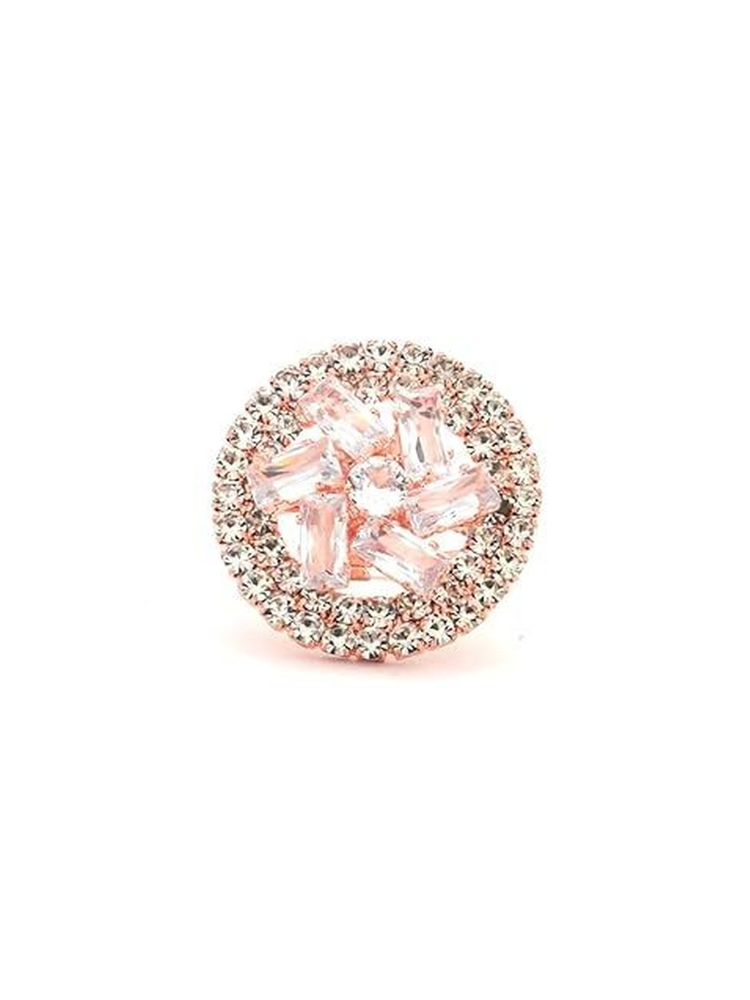 Kulin Women Rose Gold-Plated Alloy Finger Ring