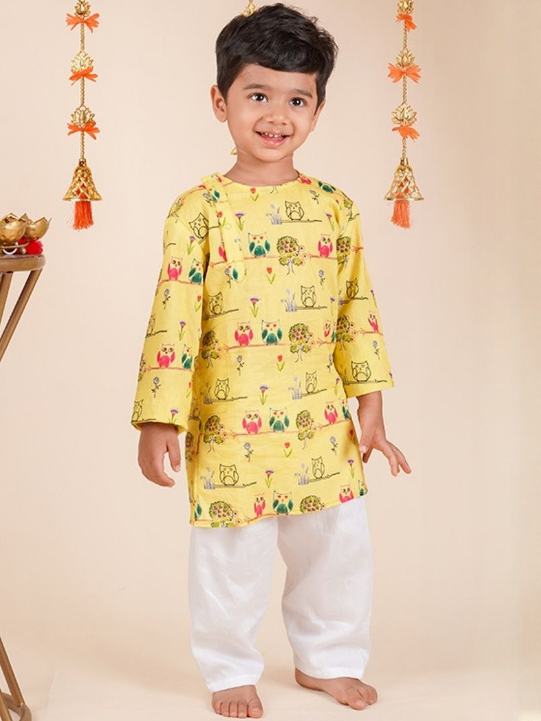 LOYZO-LOYAL TO JOY Boys Embellished Dhoti Pants