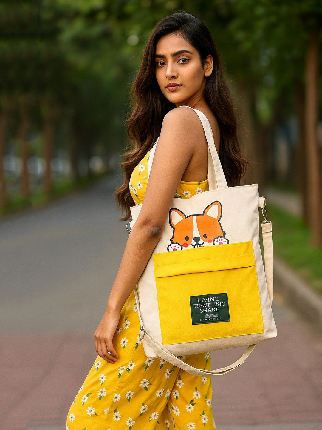 HSR Women Graphic Printed Shopper Tote Bag