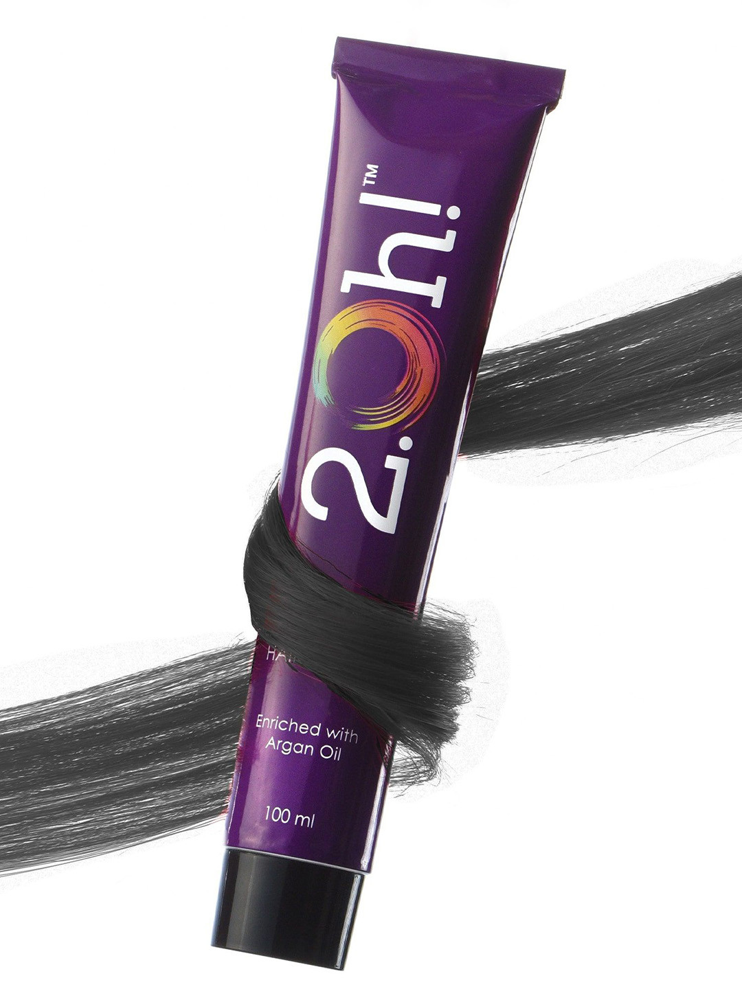 2.Oh! Semi Permanent Hair Color 100 ml - Charcoal Grey