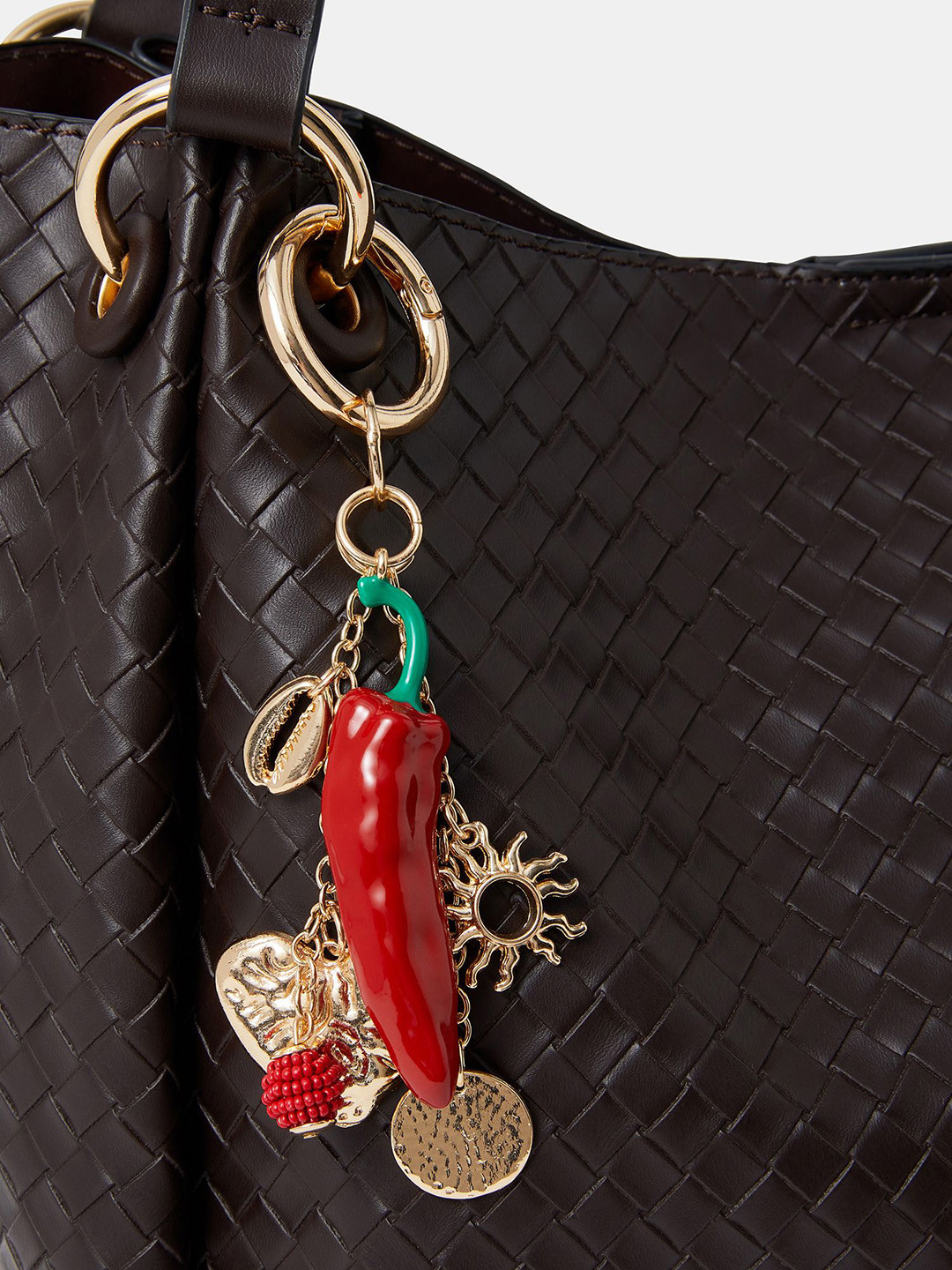 Accessorize Heart Shaped Bag Charm