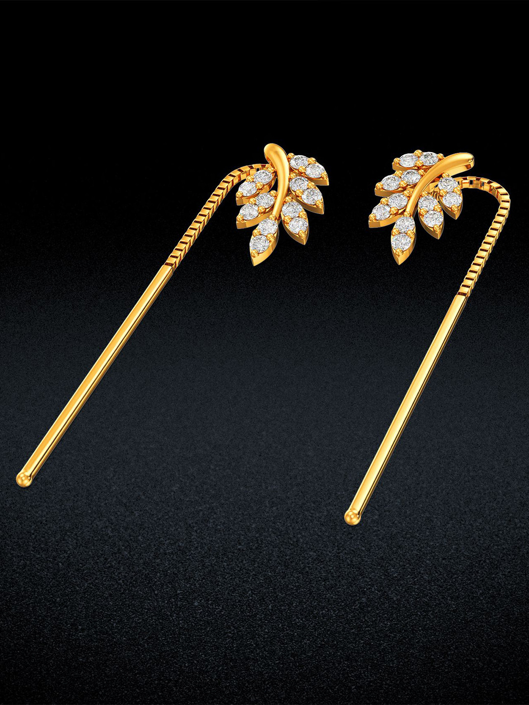 Joyalukkas 22Kt Gold Fish Hook Earwire Earring