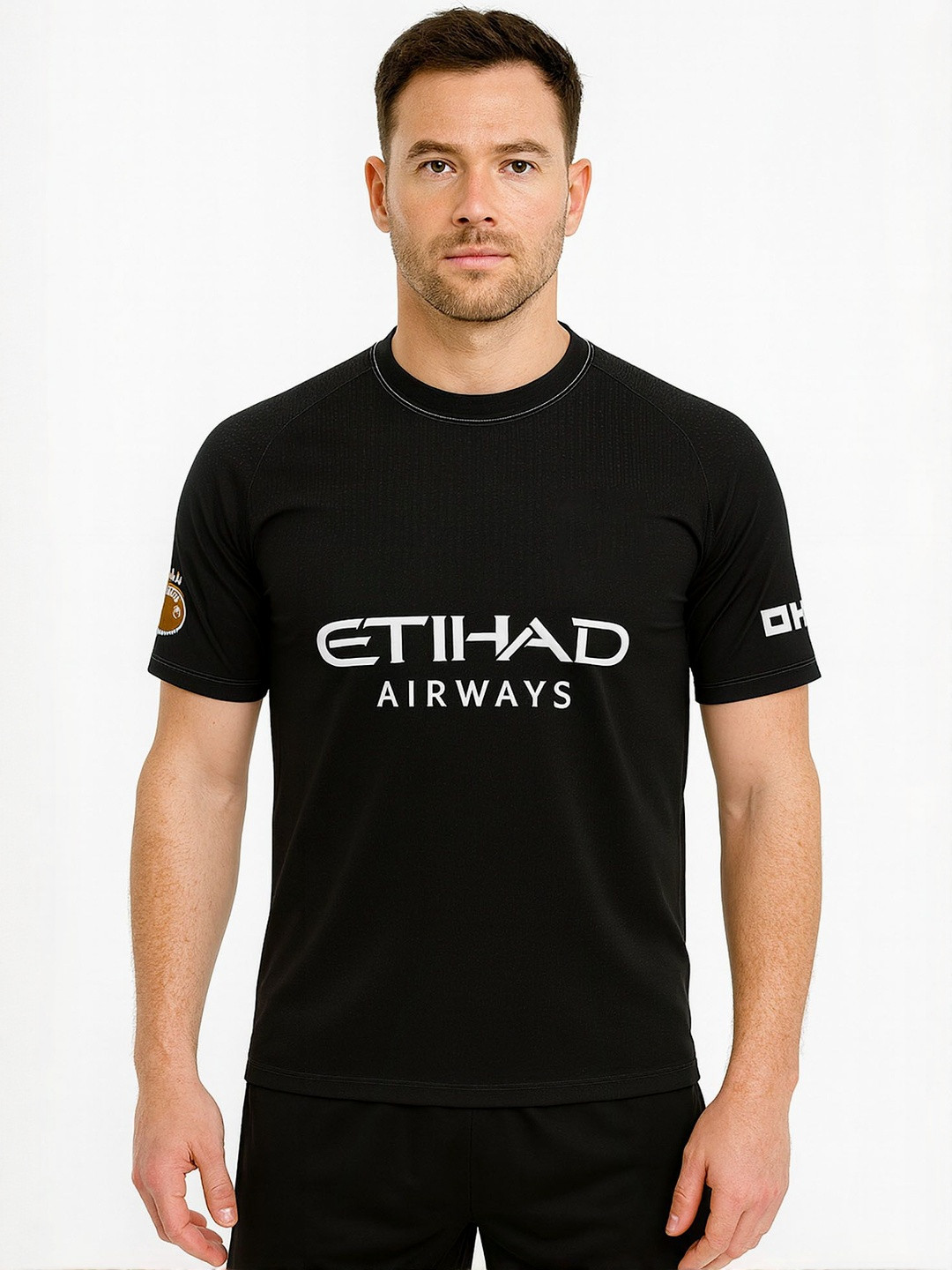 dostitch Typography Printed Football T-shirt