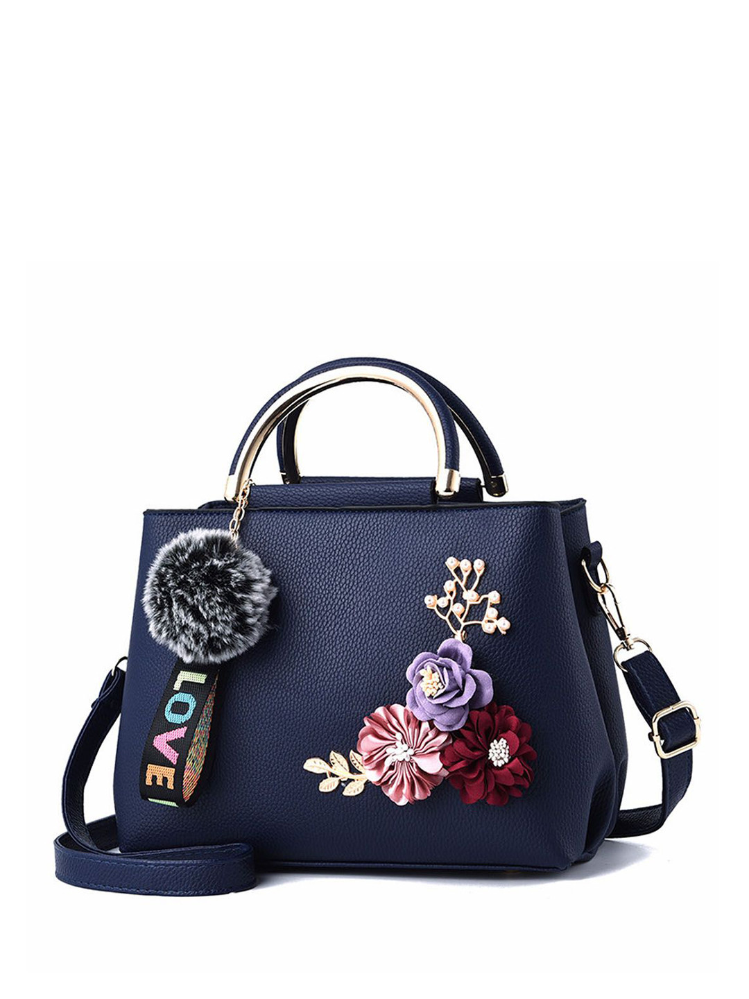 StyleCast Women Floral Self Design Handheld Bag with Two Handles