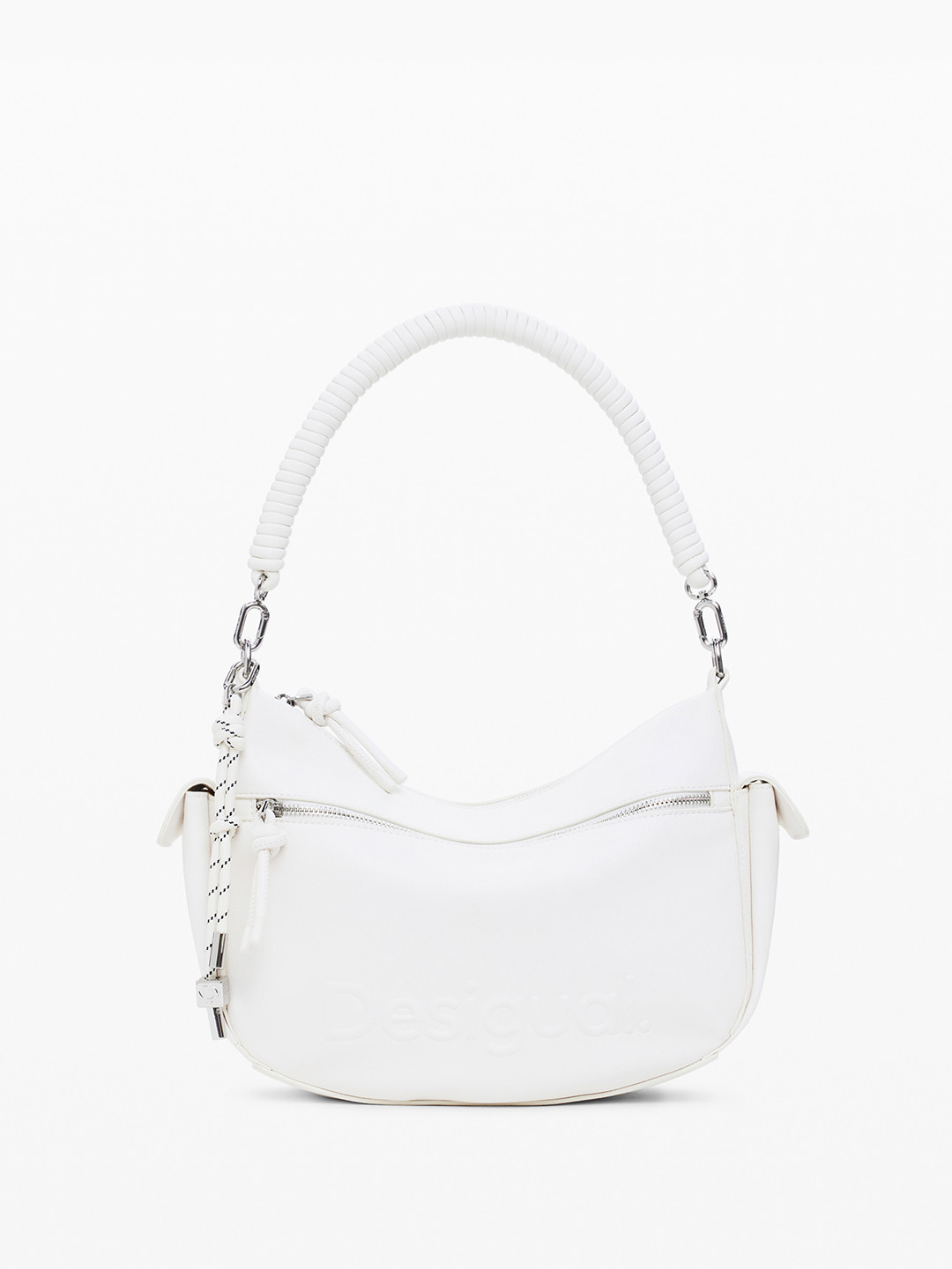 Desigual Textured Structured Shoulder Bag