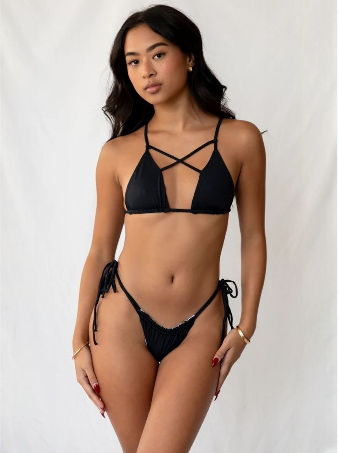 Dream of style Women Triangle Bikini Set