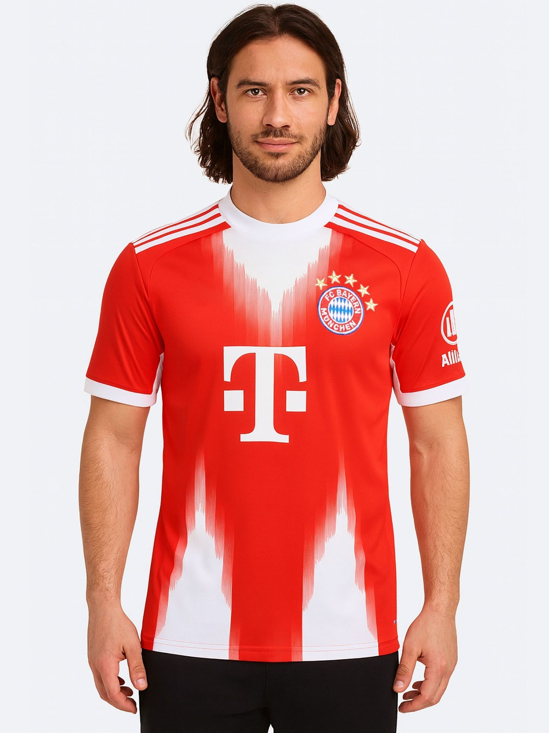 dostitch Men Bayern Munich Printed Round Neck T-shirt