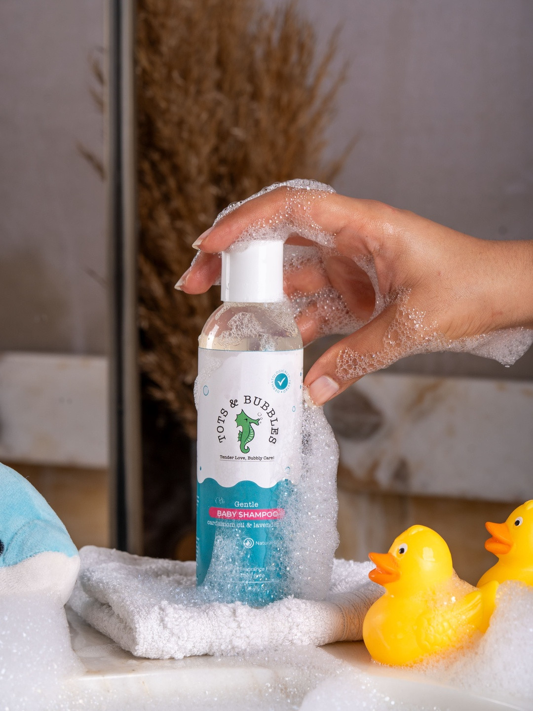 Tots & Bubbles Gentle Baby Shampoo Infused With Cardamom Oil - 200ml