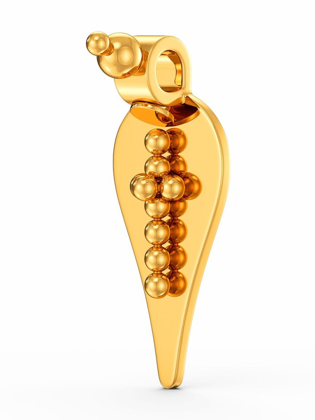Joyalukkas 22Kt Gold Divine Cross Thaali Pendant - 1.942 g