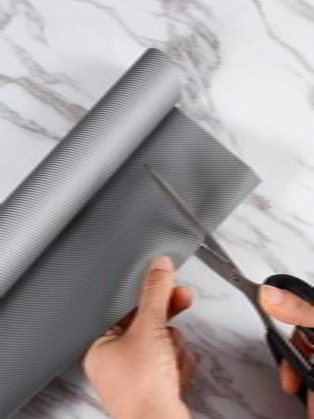 paperi Grey Self Design Water Resistant Shelf Liner Organisers