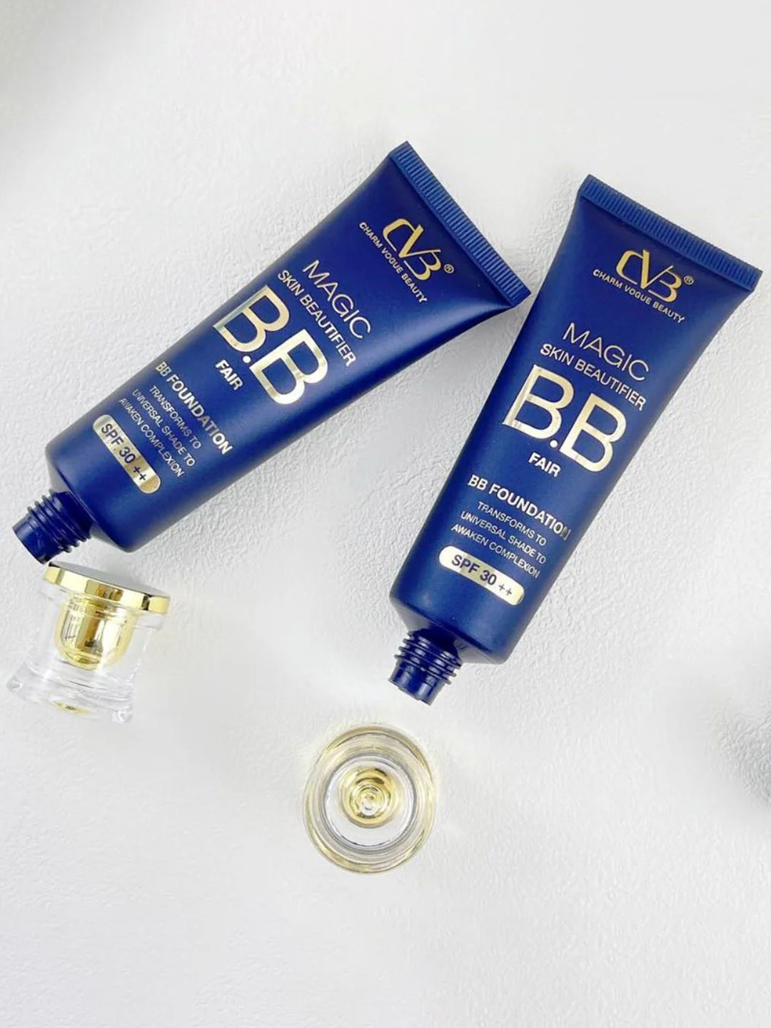 CVB Magic Skin Beautifier BB Foundation Cream - 50 ml - White Lvory - C654