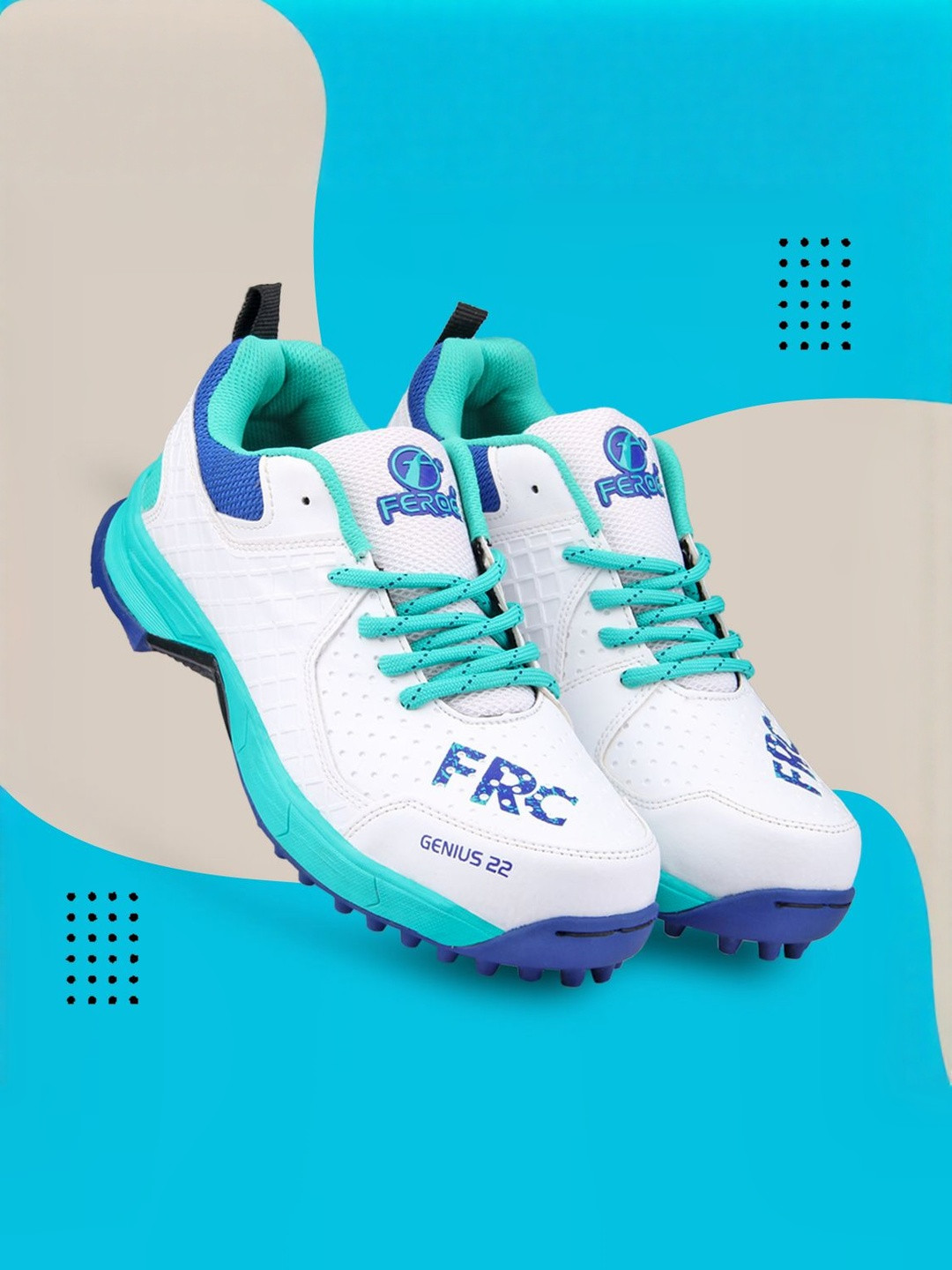 Feroc Genius 22 Men Cricket Lace Ups Non-Marking Sports Shoes