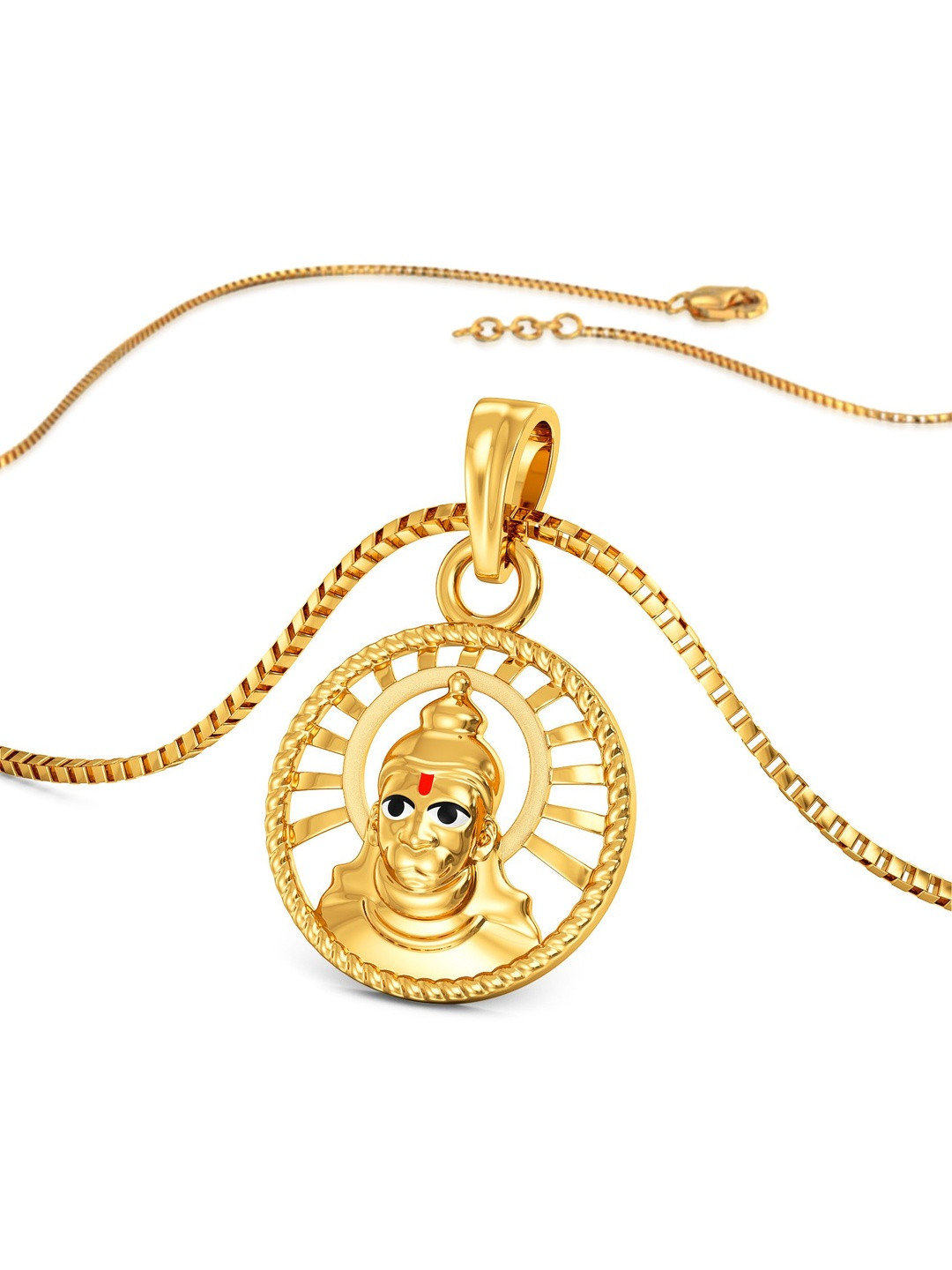 Joyalukkas Women 22Kt Gold Auspicious Hanuman Pendant - 1.64 g