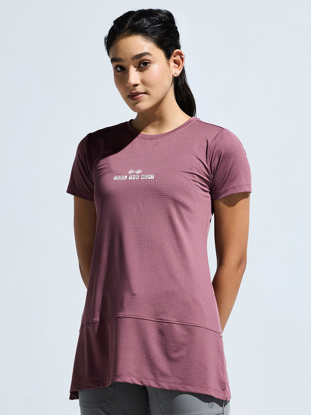 DOMIN8 WOMEN STYLISH V NECK CUT & SEW SUPER STRETCH BREATHABLE TOP WITH ULTIMATE COMFORT